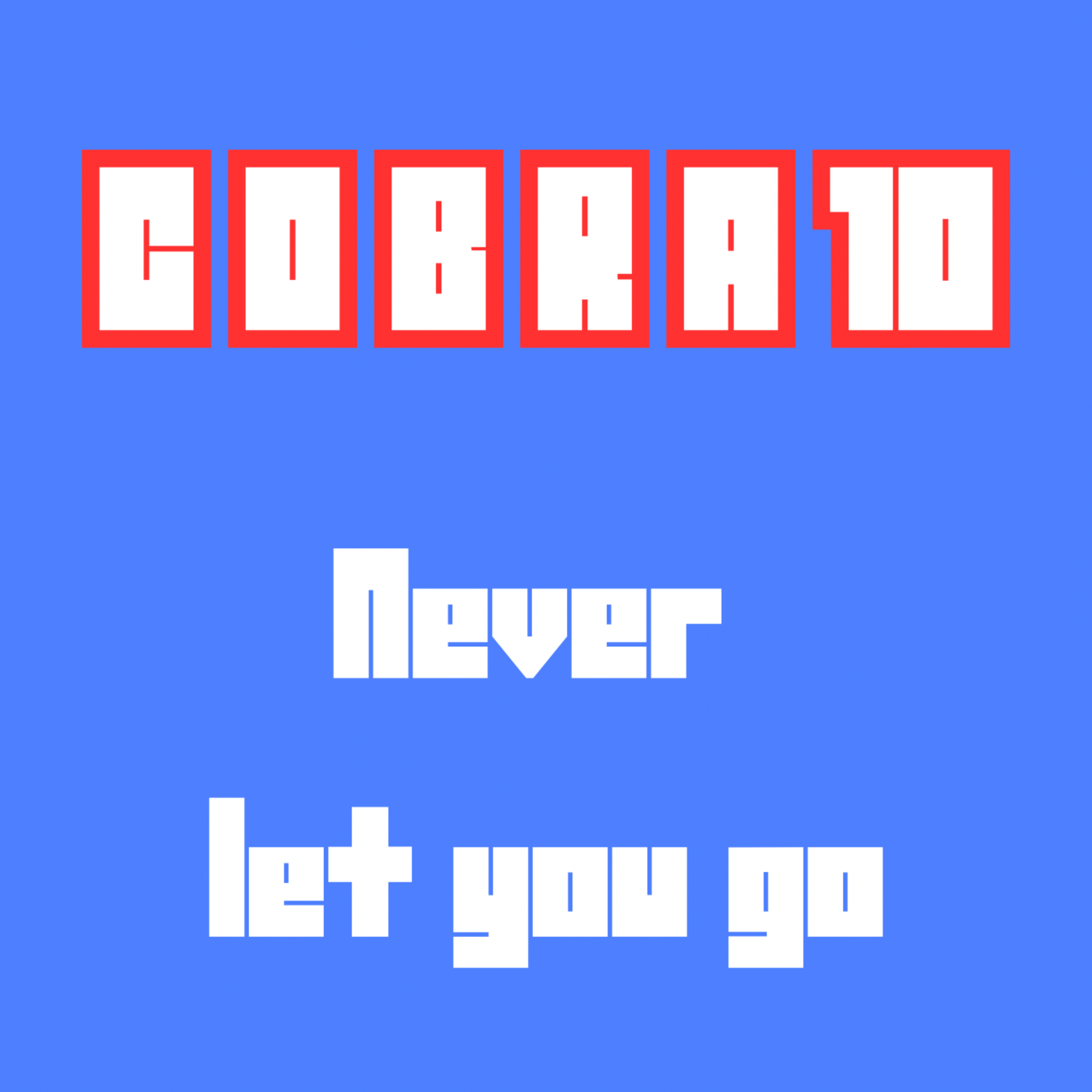 Never let you go artwork