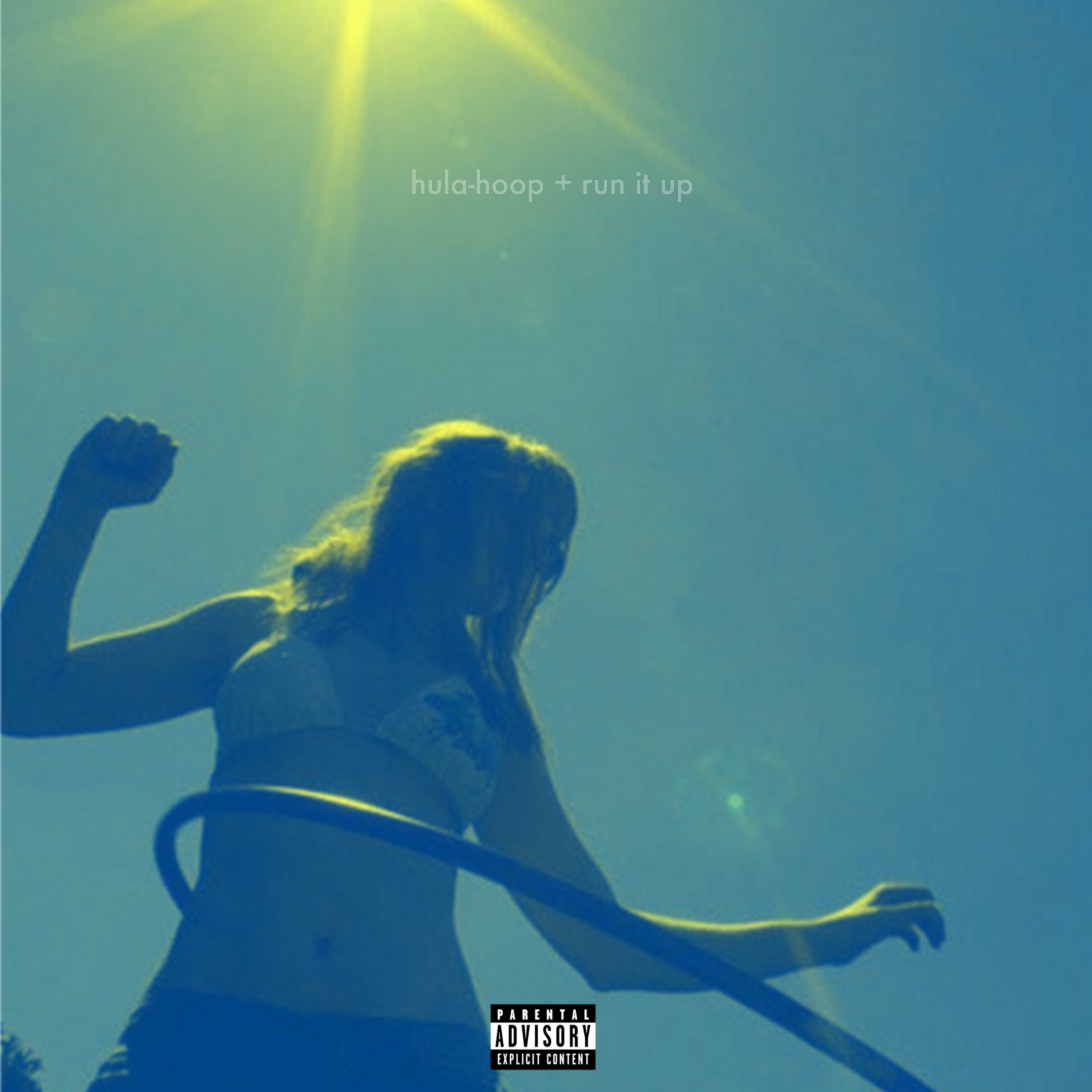 hula-hoop/run it up. artwork