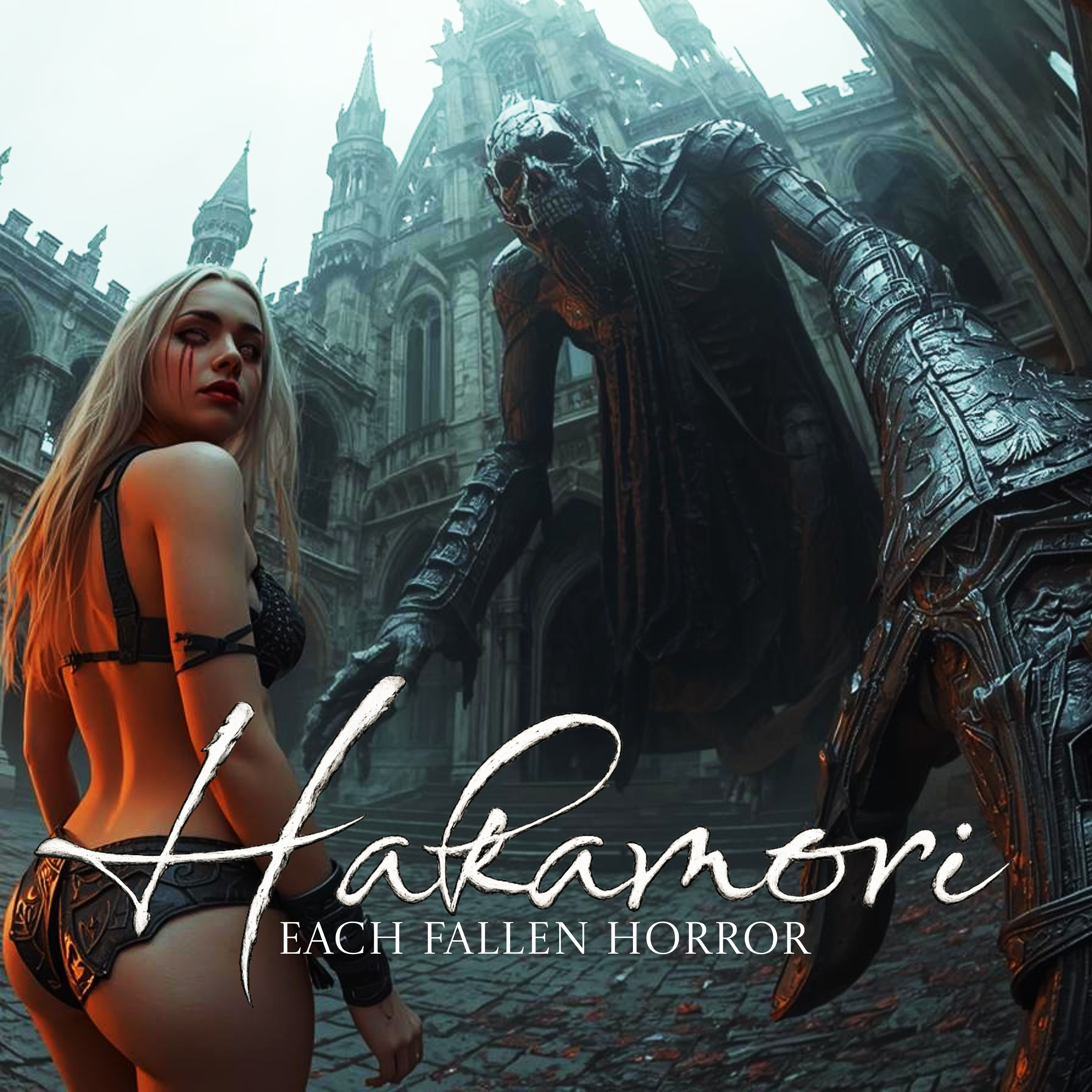 Hakamori Each Fallen Horror artwork