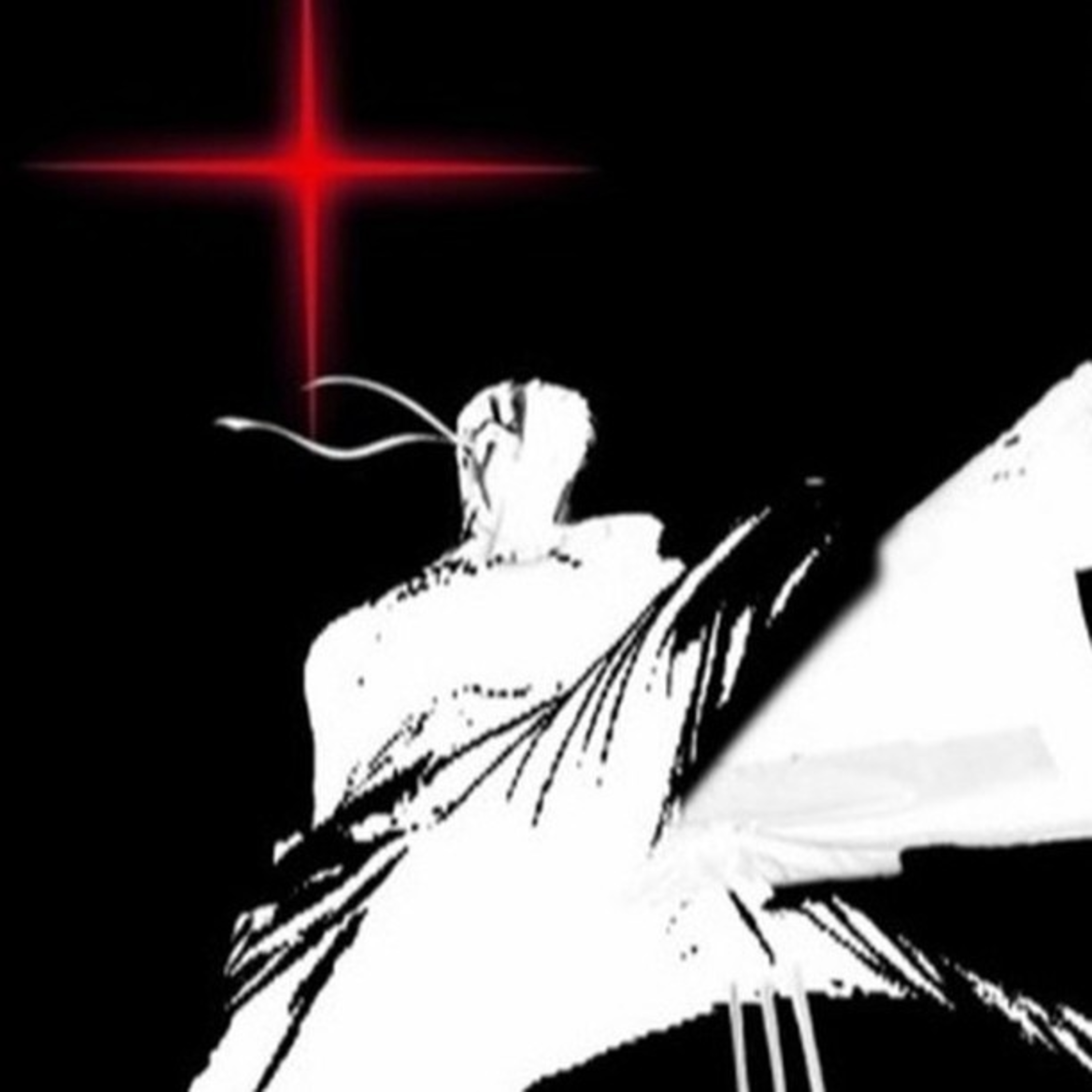 White Corvette artwork