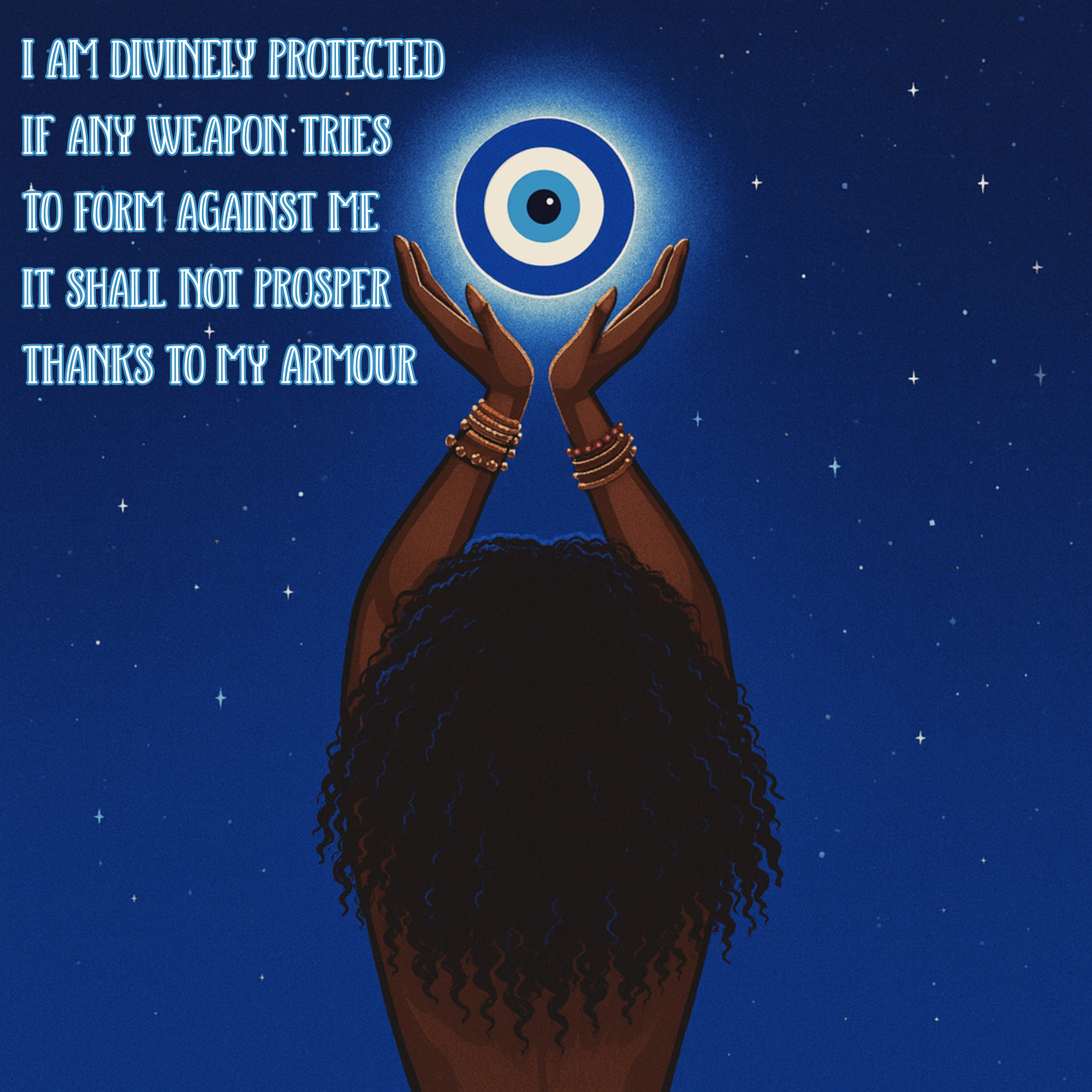 i am divinely protected artwork
