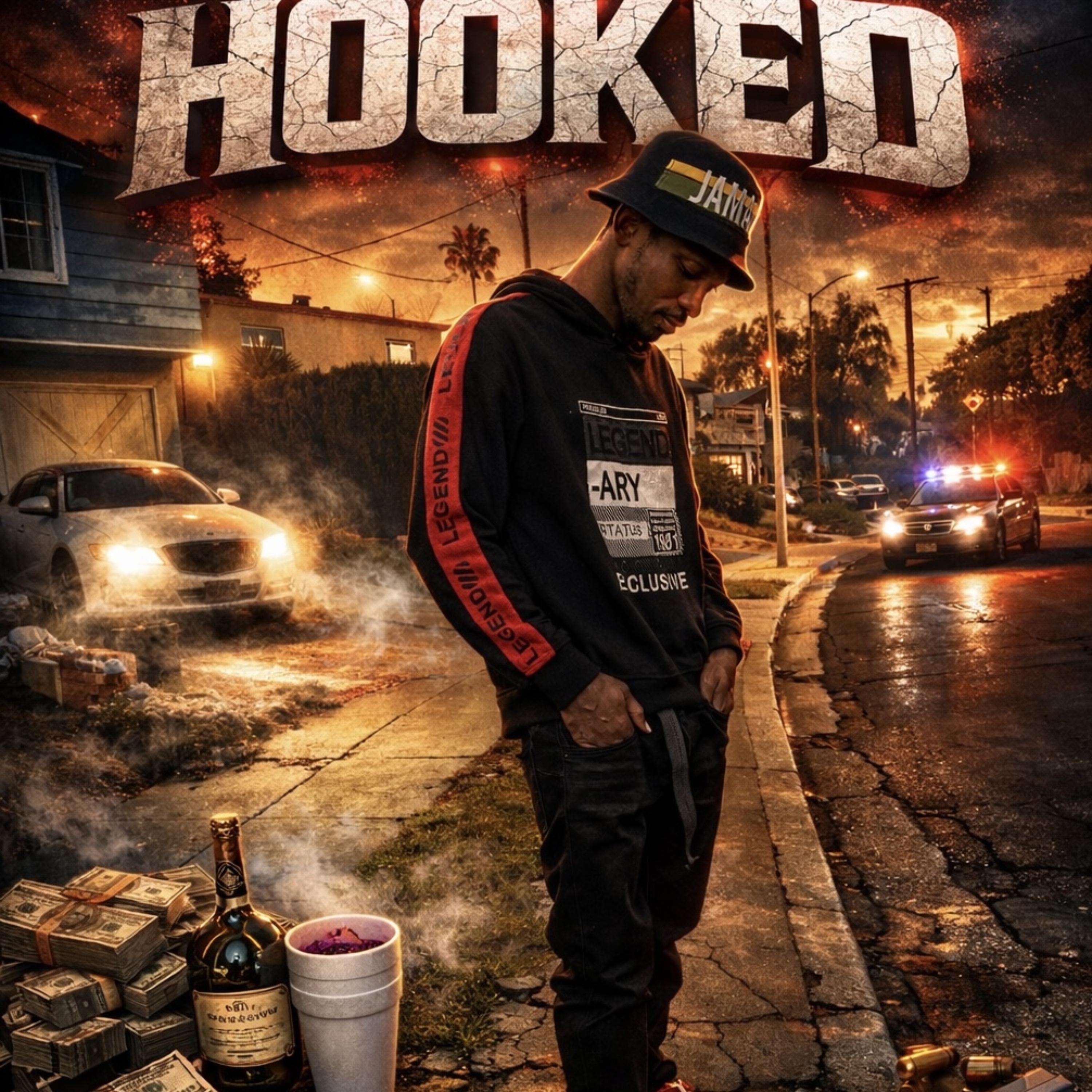 Hooked artwork