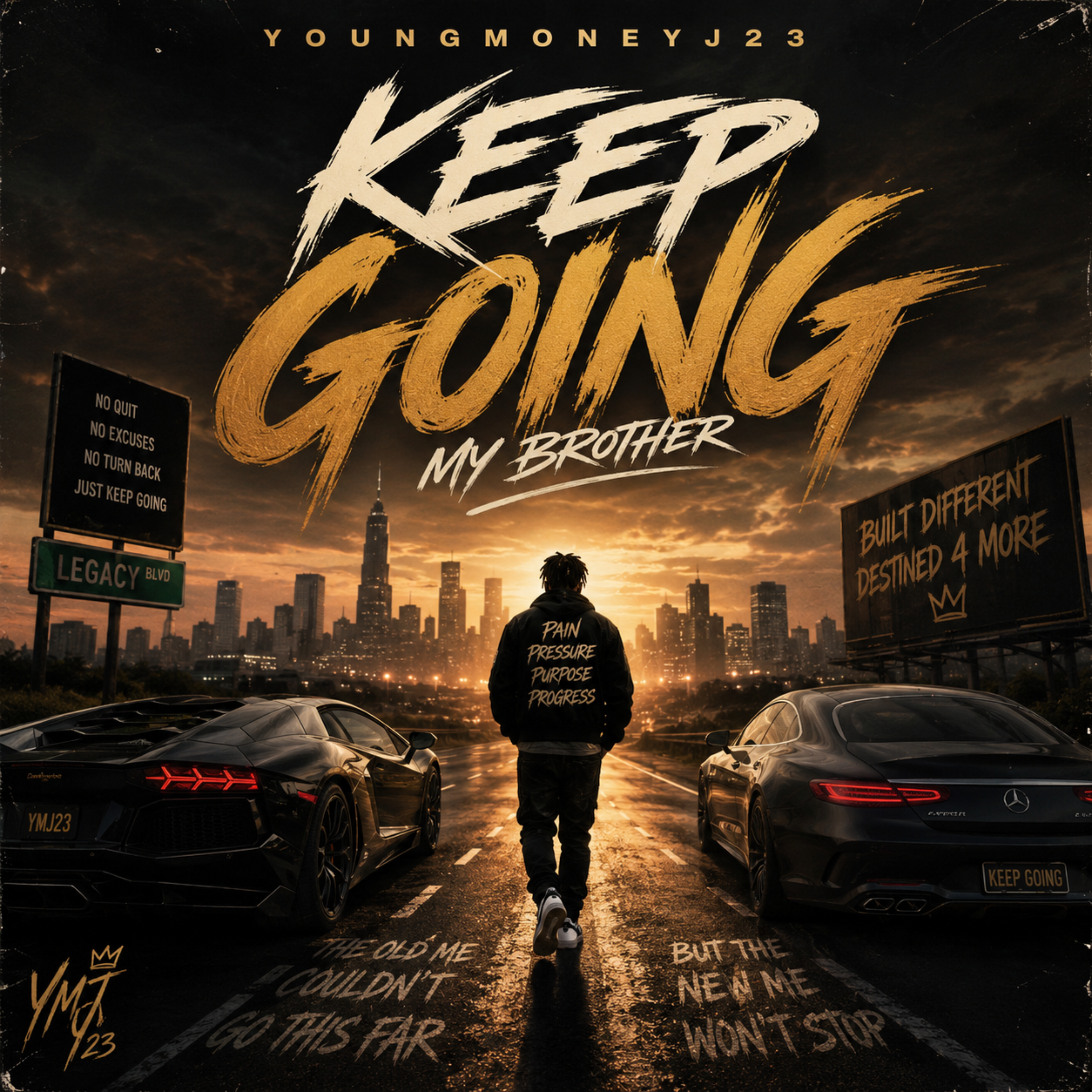 Keep Going My Brother by YoungMoneyJ23 cover art