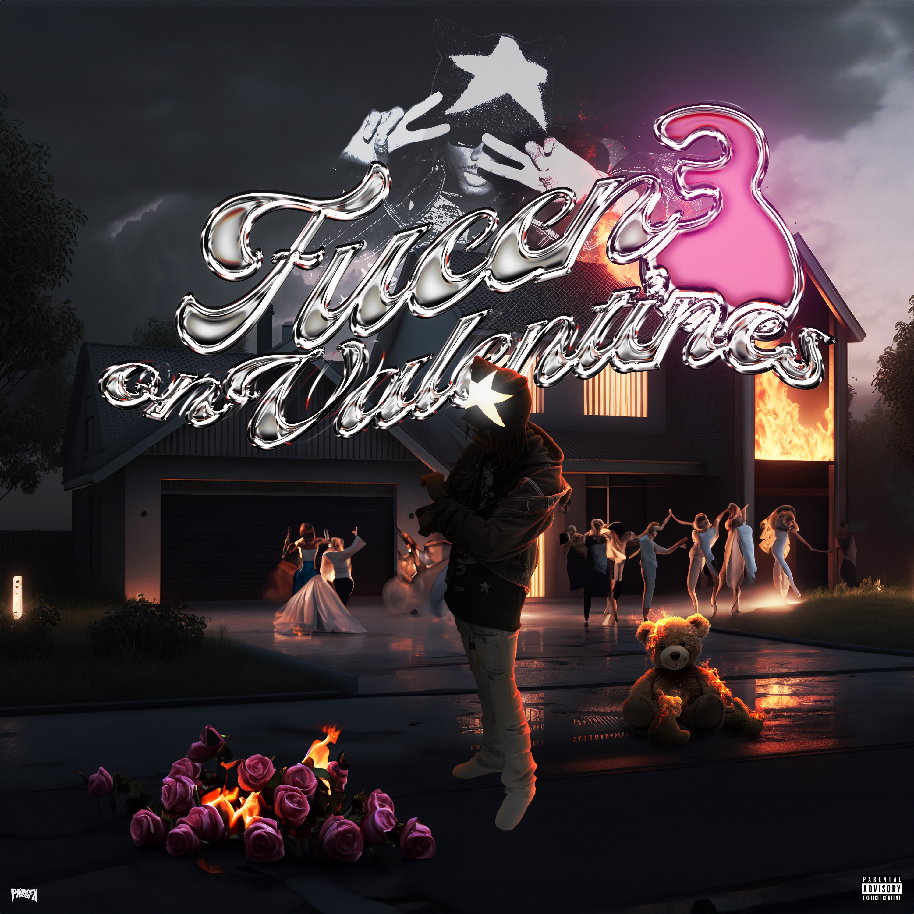 FUCCN ON VALENTINES 3 artwork