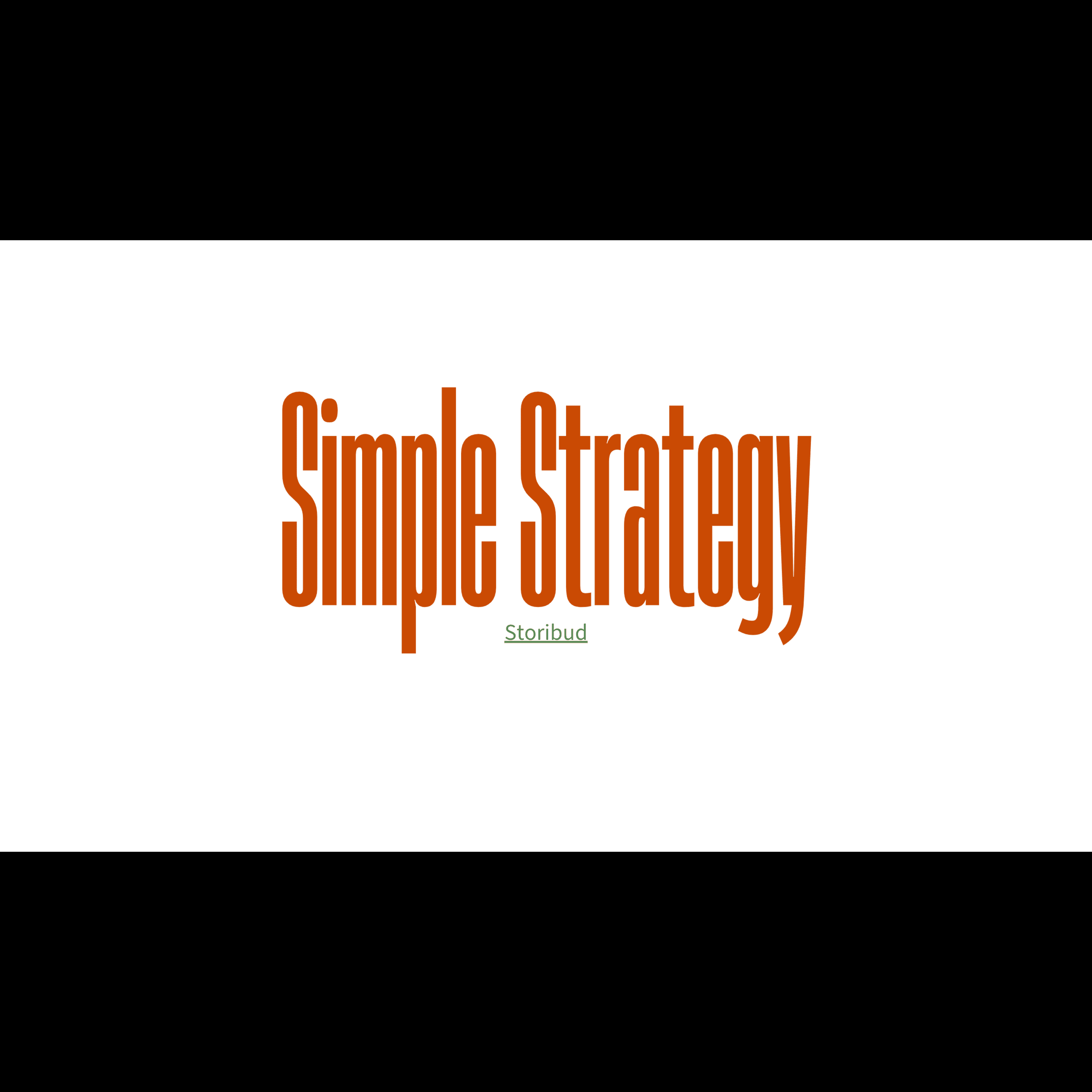 Simple Strategy artwork