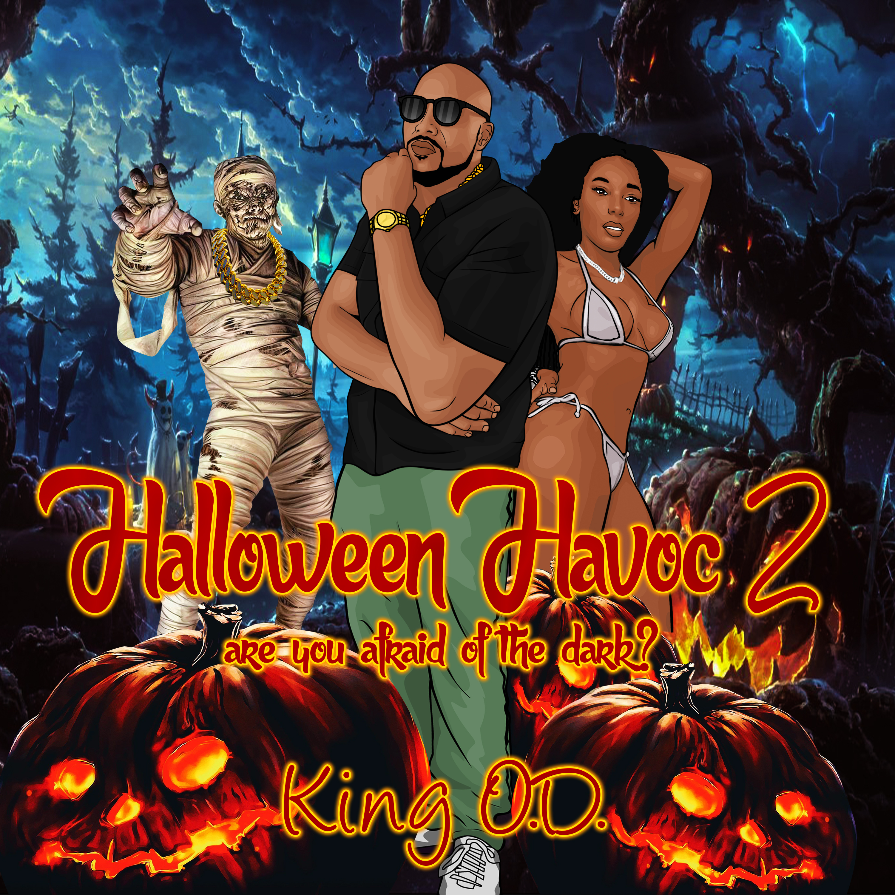Halloween Havoc 2 (Are you afraid of the dark?) artwork