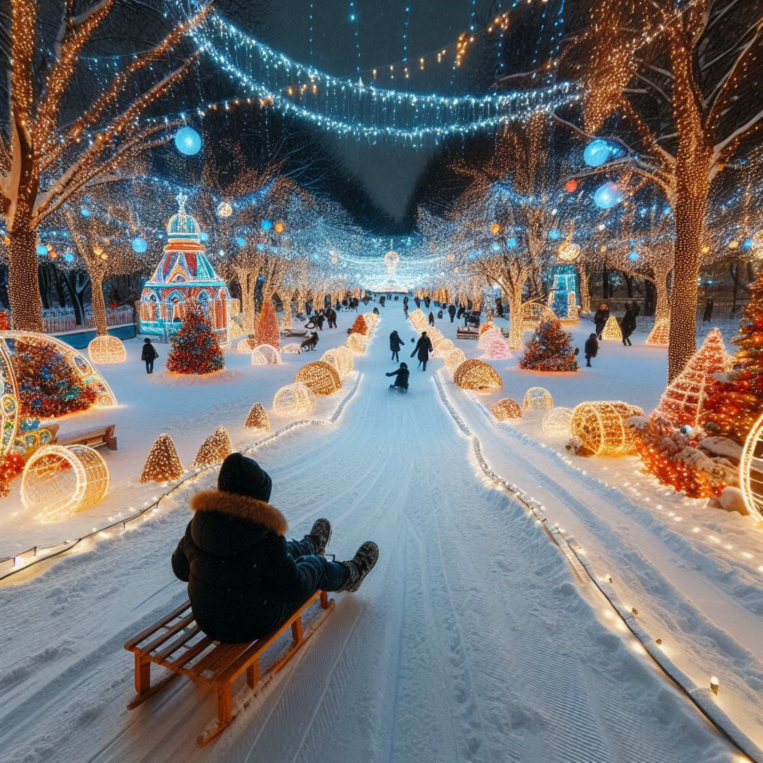 Slip Sledding Away LoFi artwork