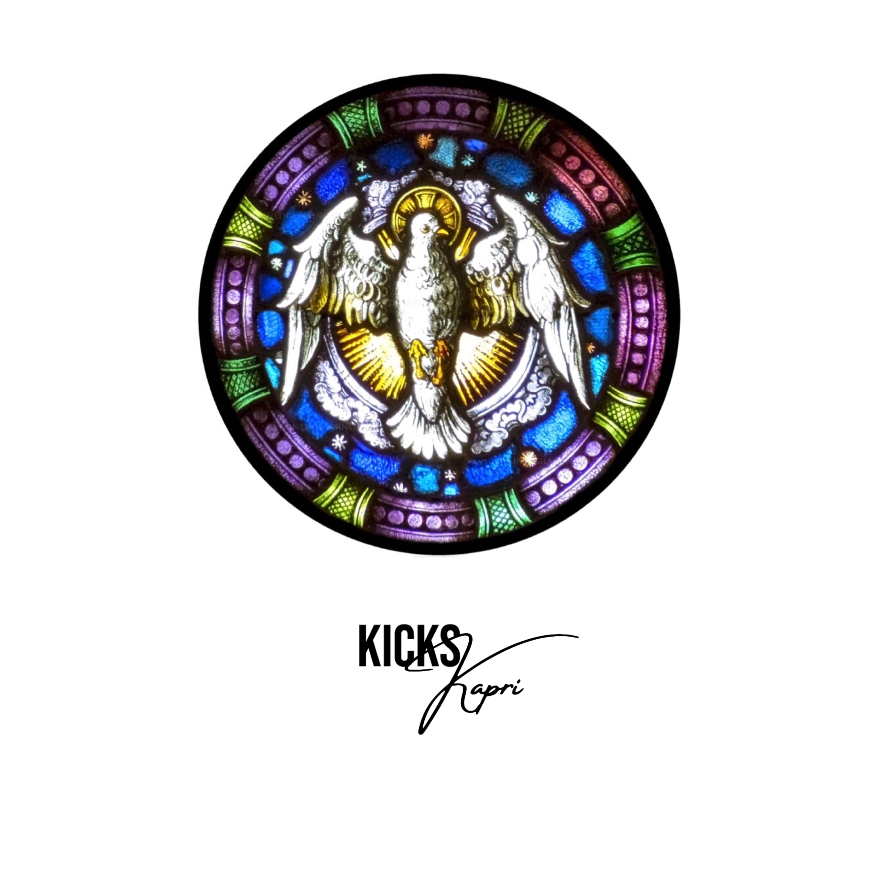 Stained Glass on the Floor artwork