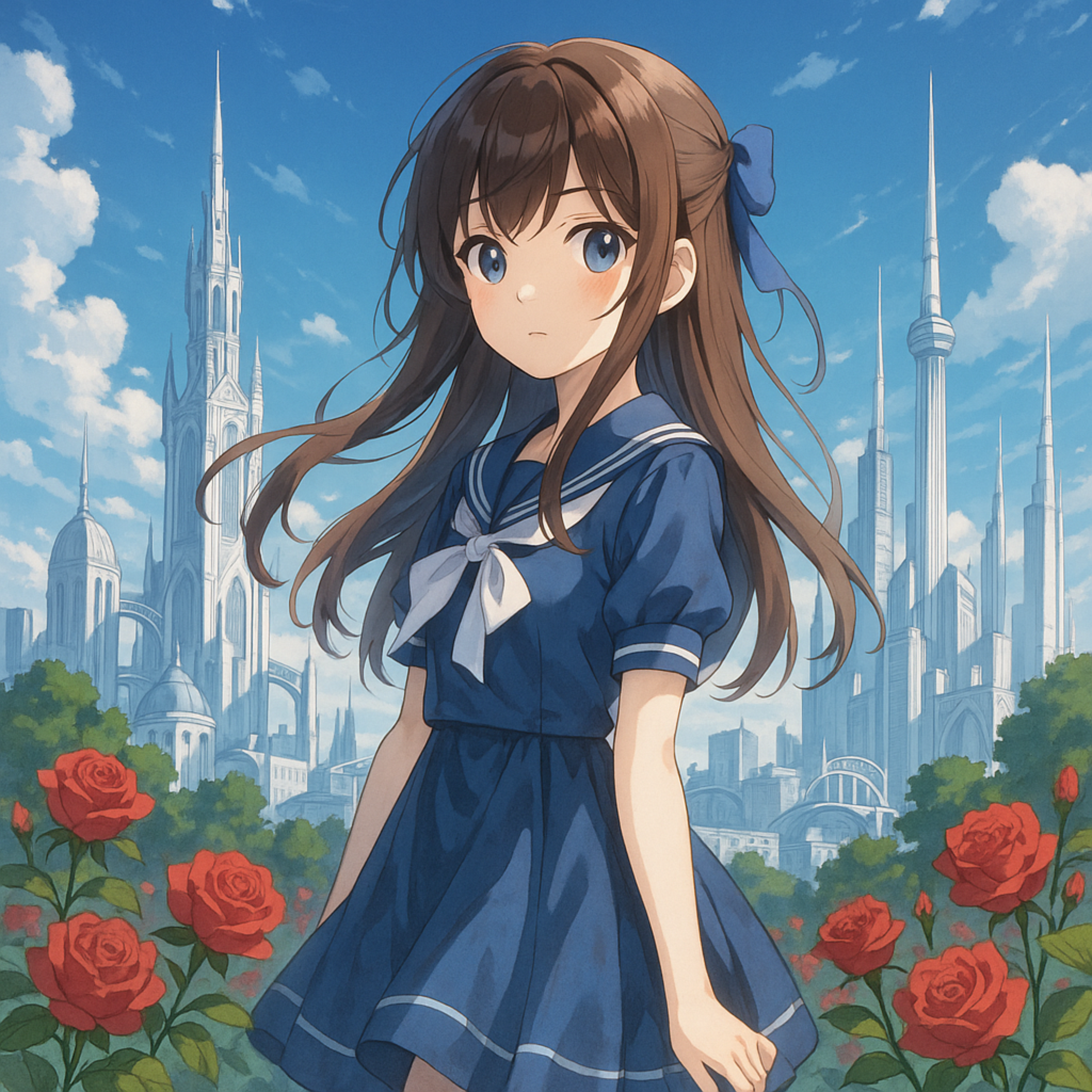 Silver Blue Skylines artwork