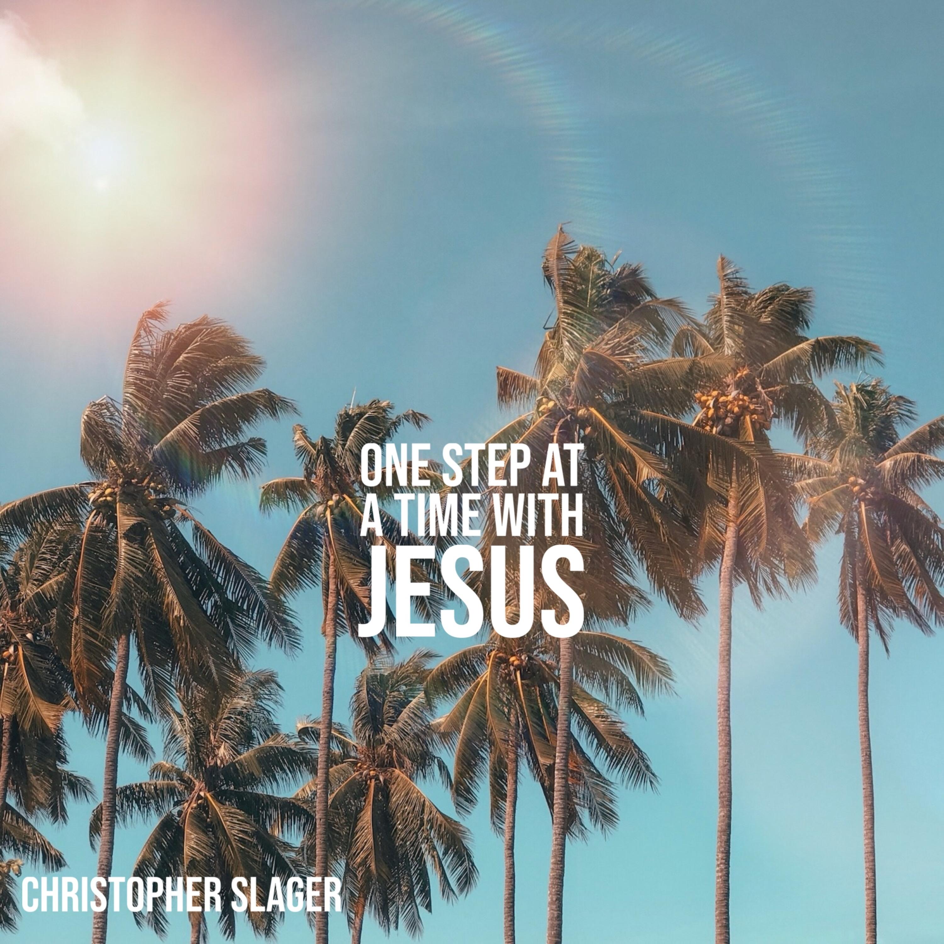 ONE STEP AT A TIME WITH JESUS artwork