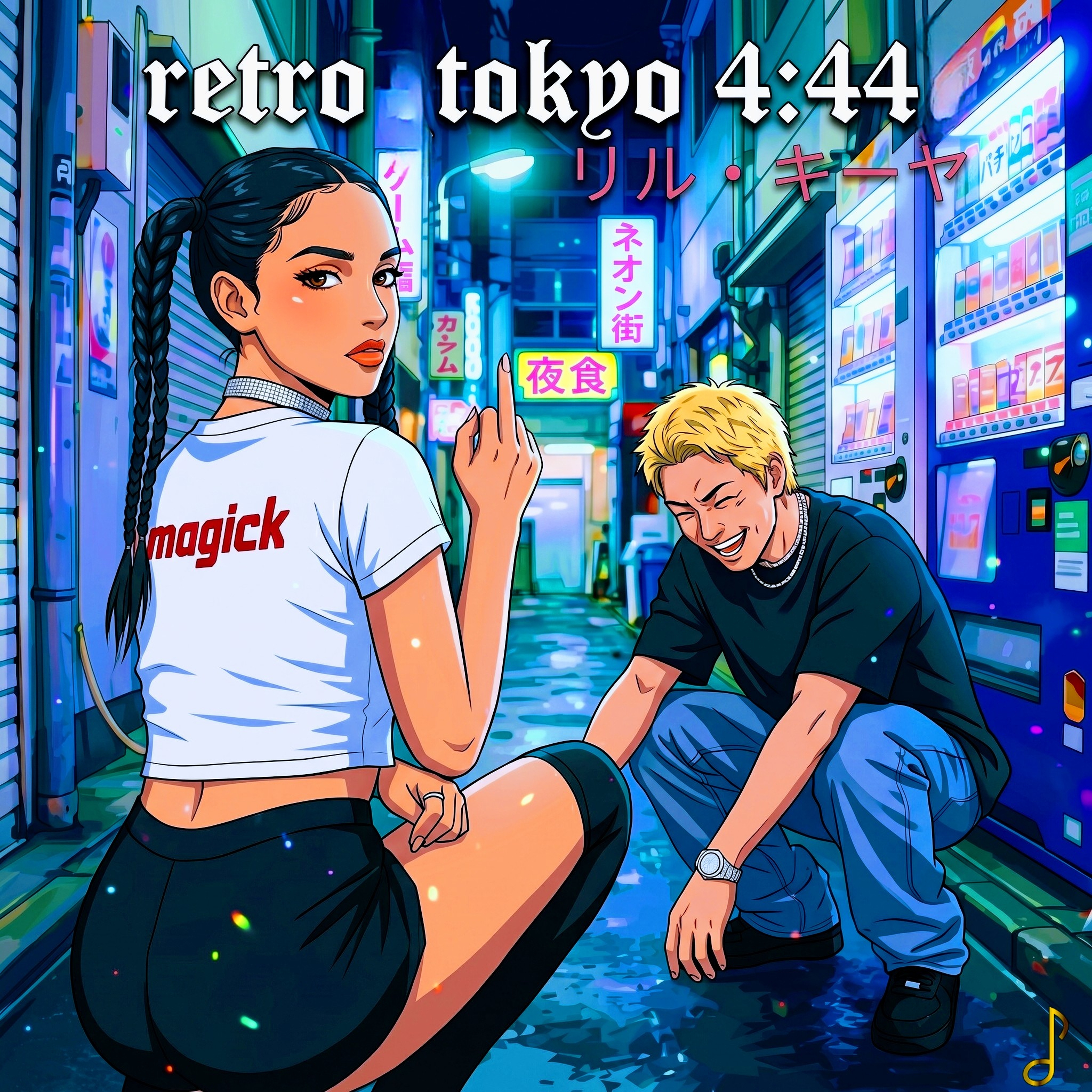 retro tokyo 4:44 artwork