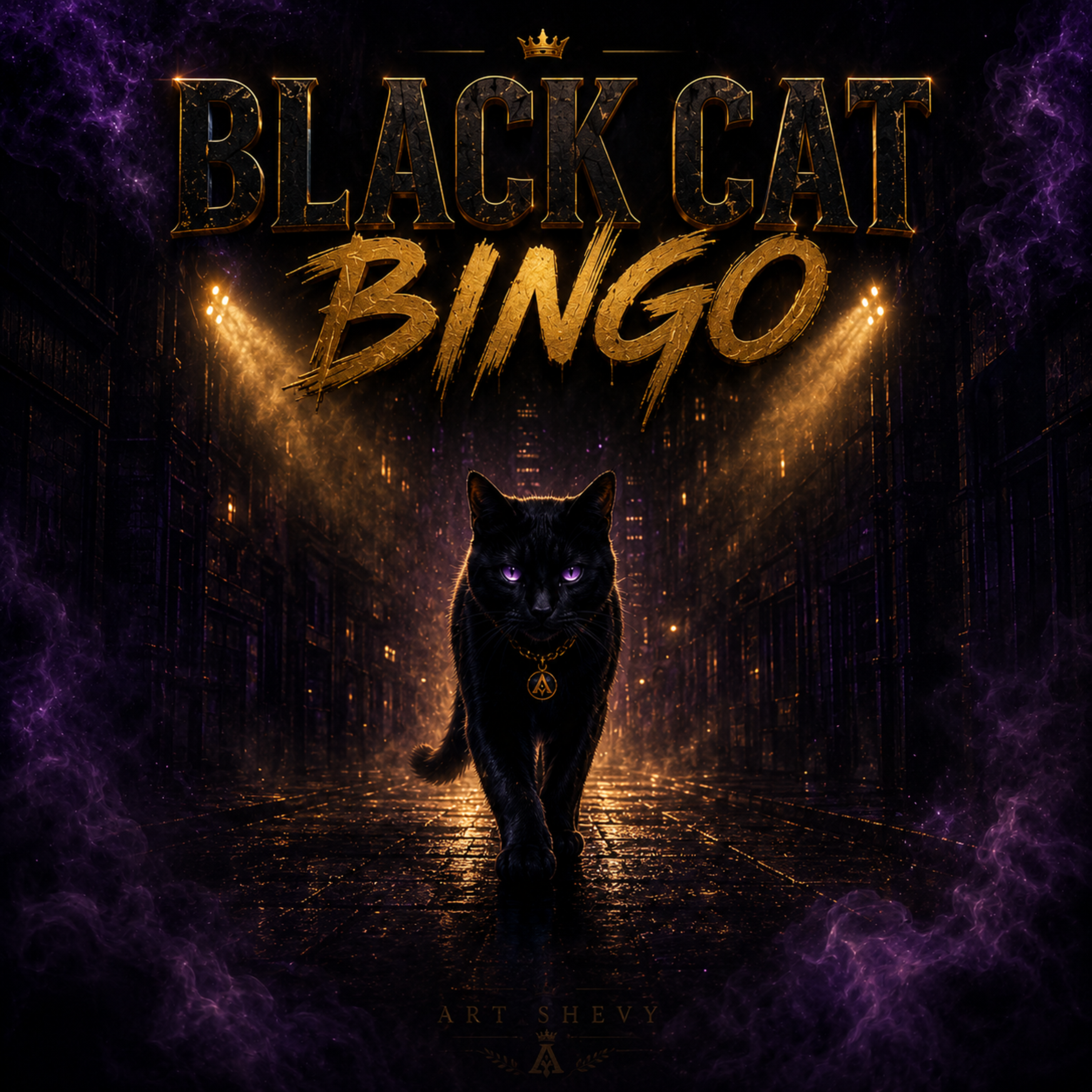 Black Cat Bingo by Art Shevy cover art