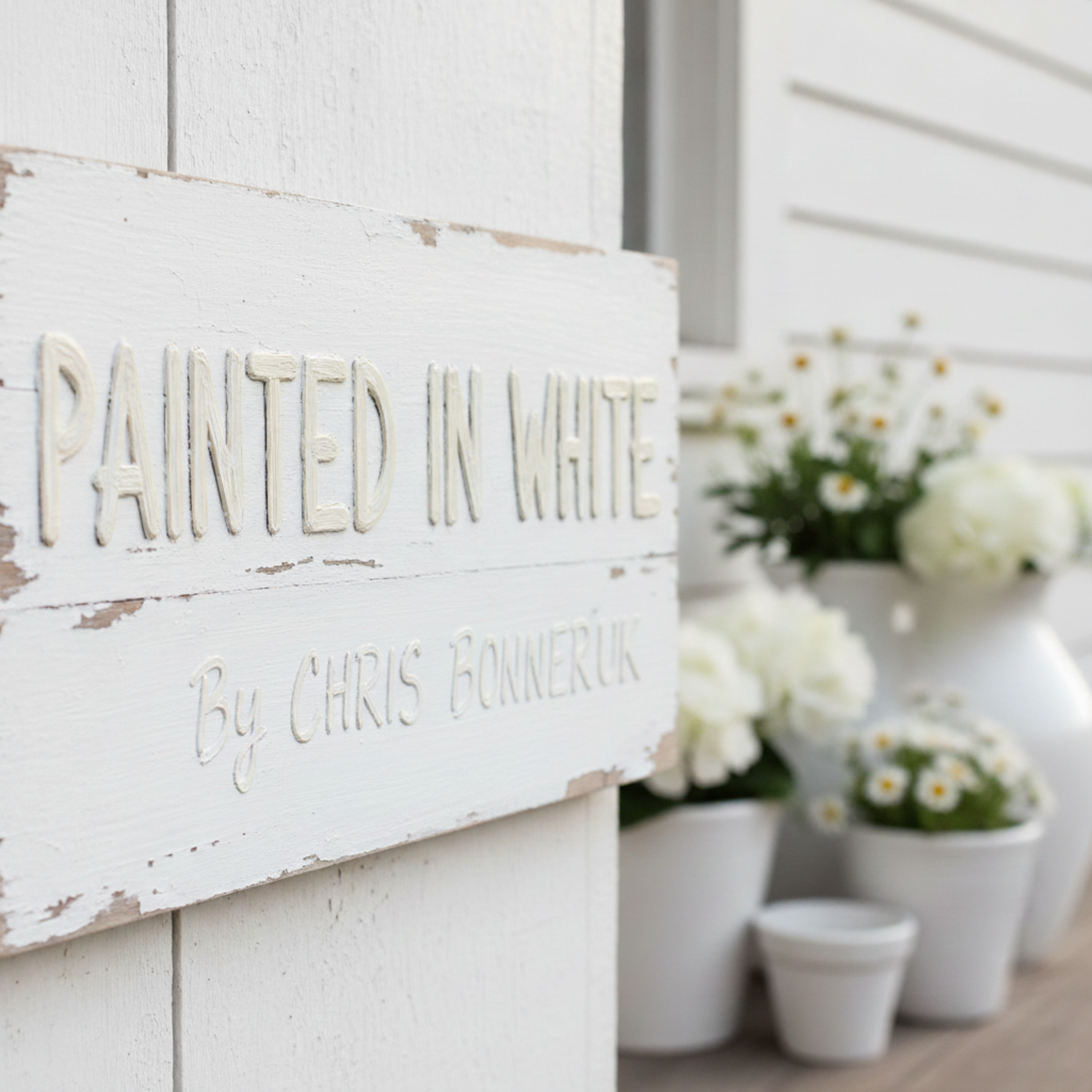 Painted in White by Chris Bonner UK cover art