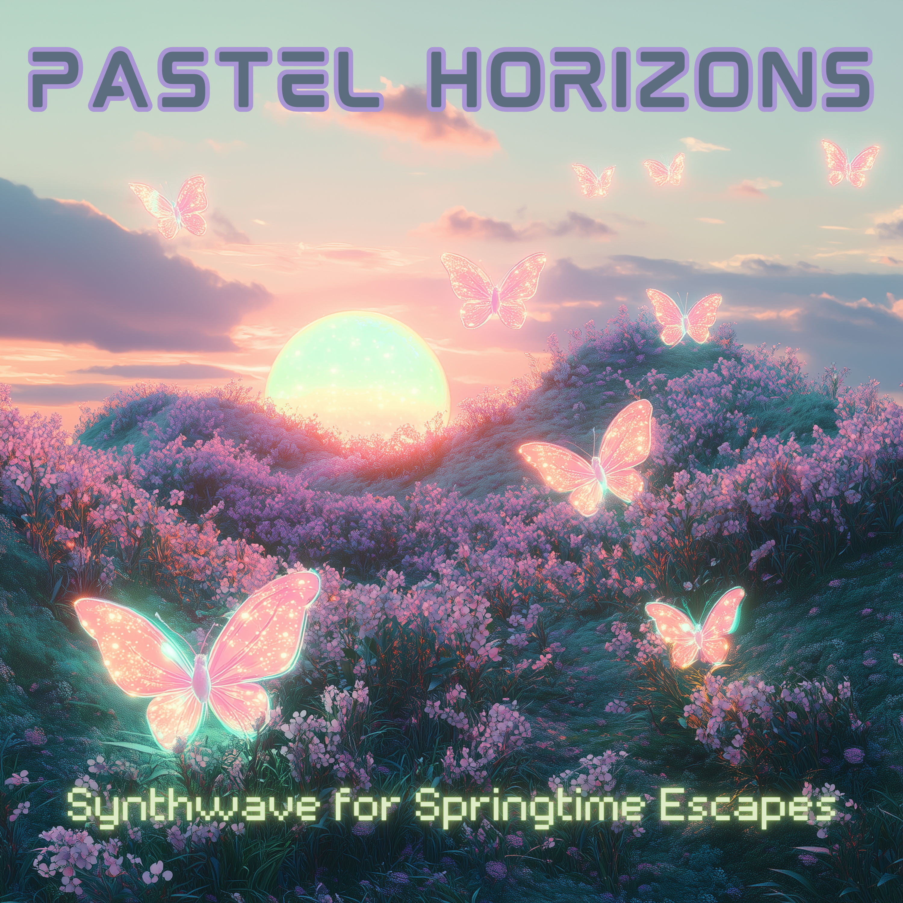 Pastel Horizons: Synthwave for Springtime Escapes artwork