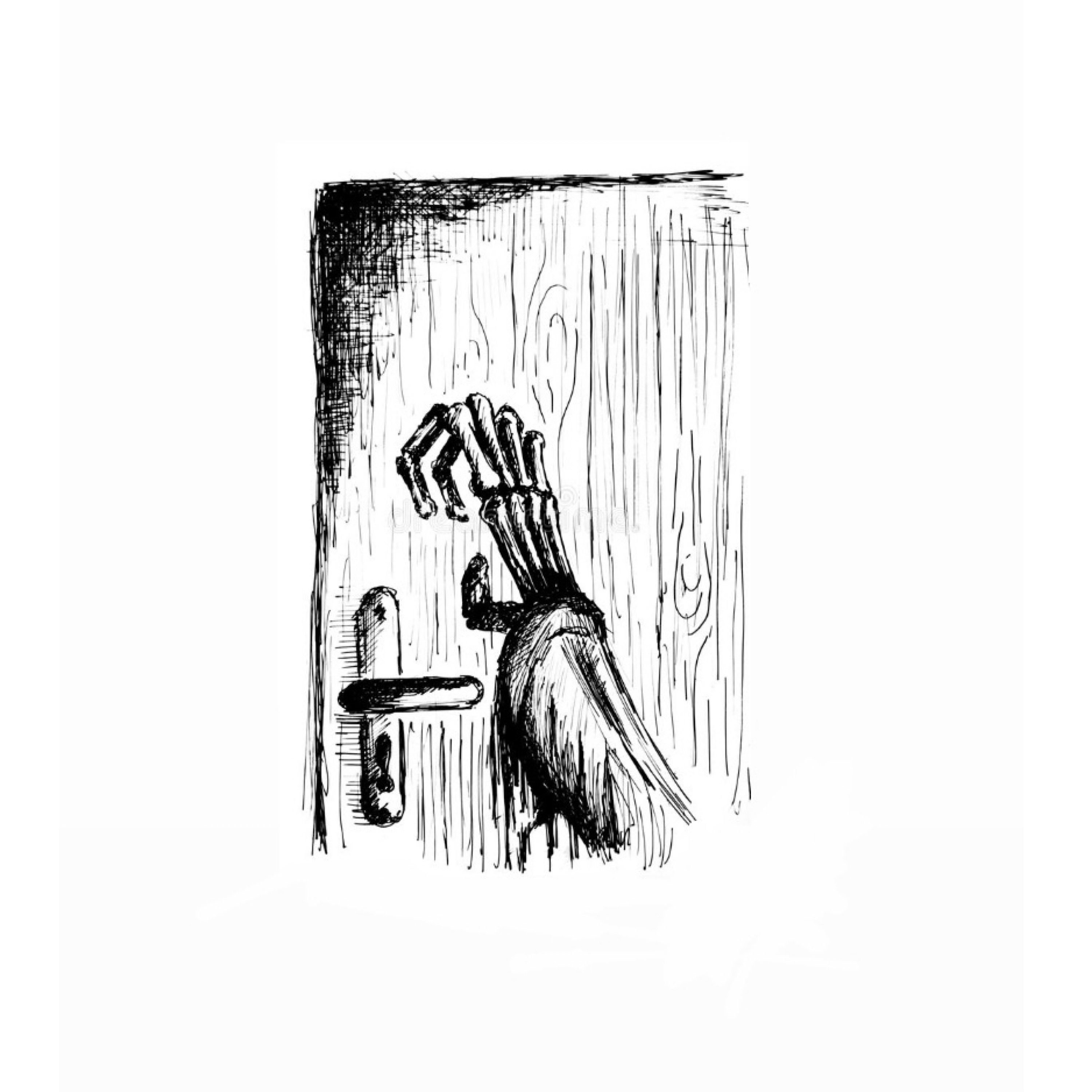 AT THE DOOR artwork