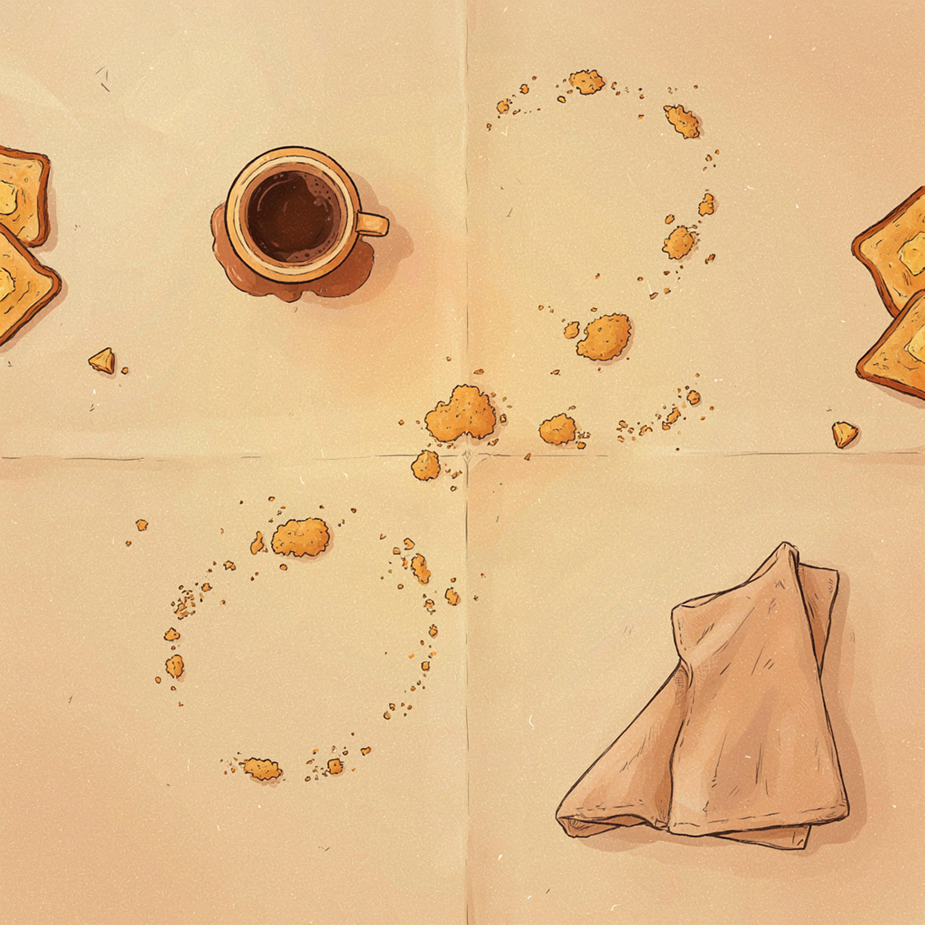 Breakfast Crumbs by Crumbly cover art