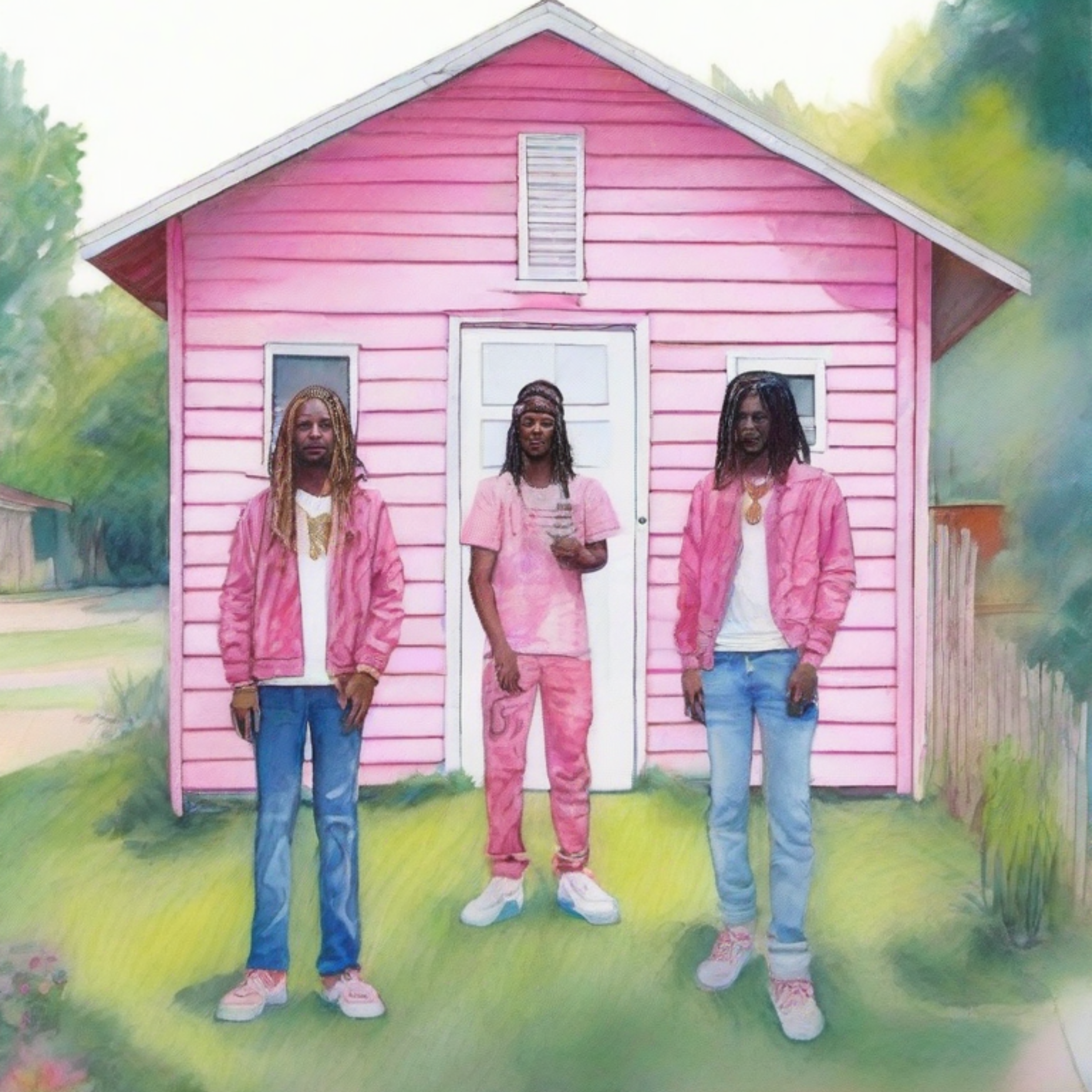 Almost pink artwork