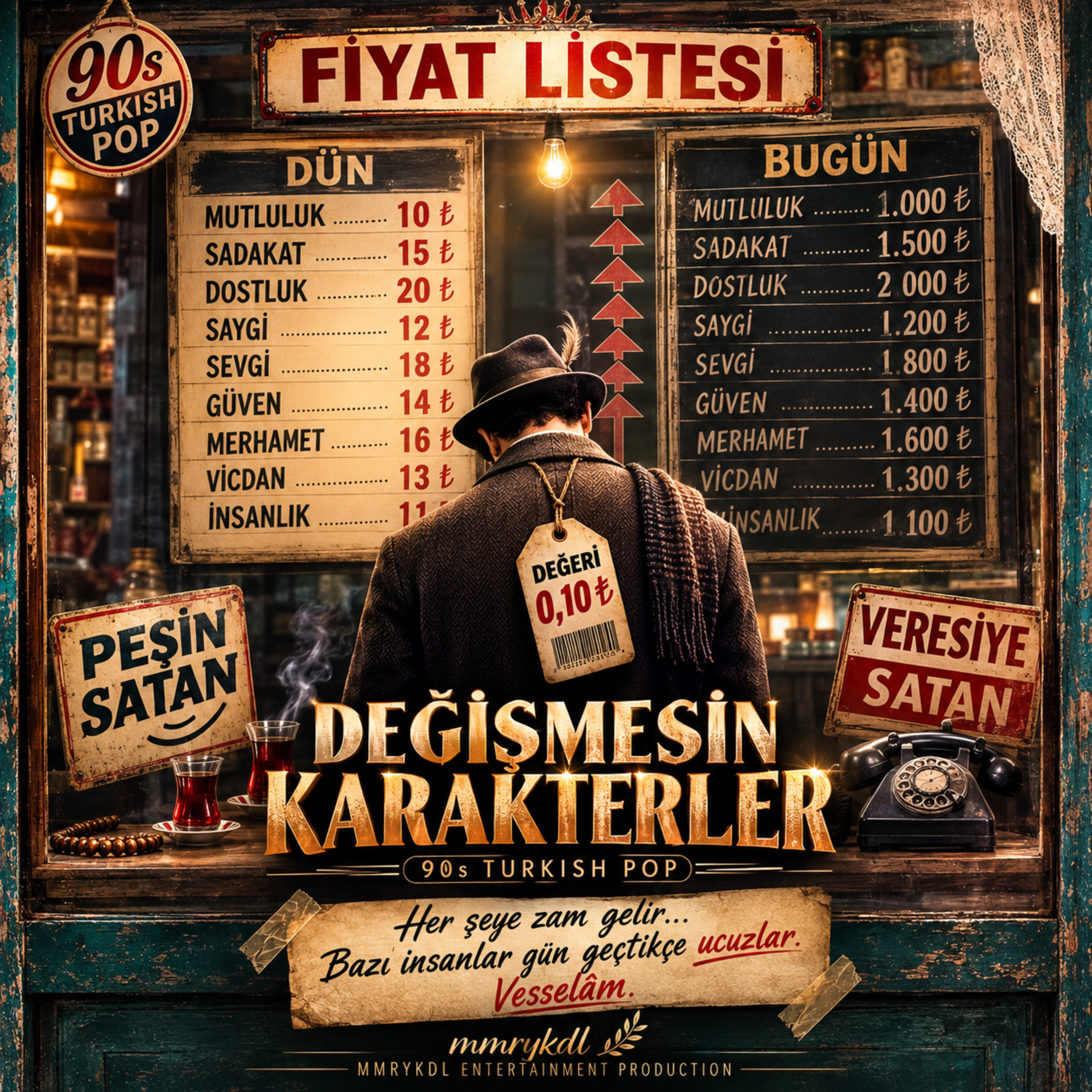 DEĞİŞMESİN KARAKTERLER 90s Turkish Pop by MMRYKDL cover art