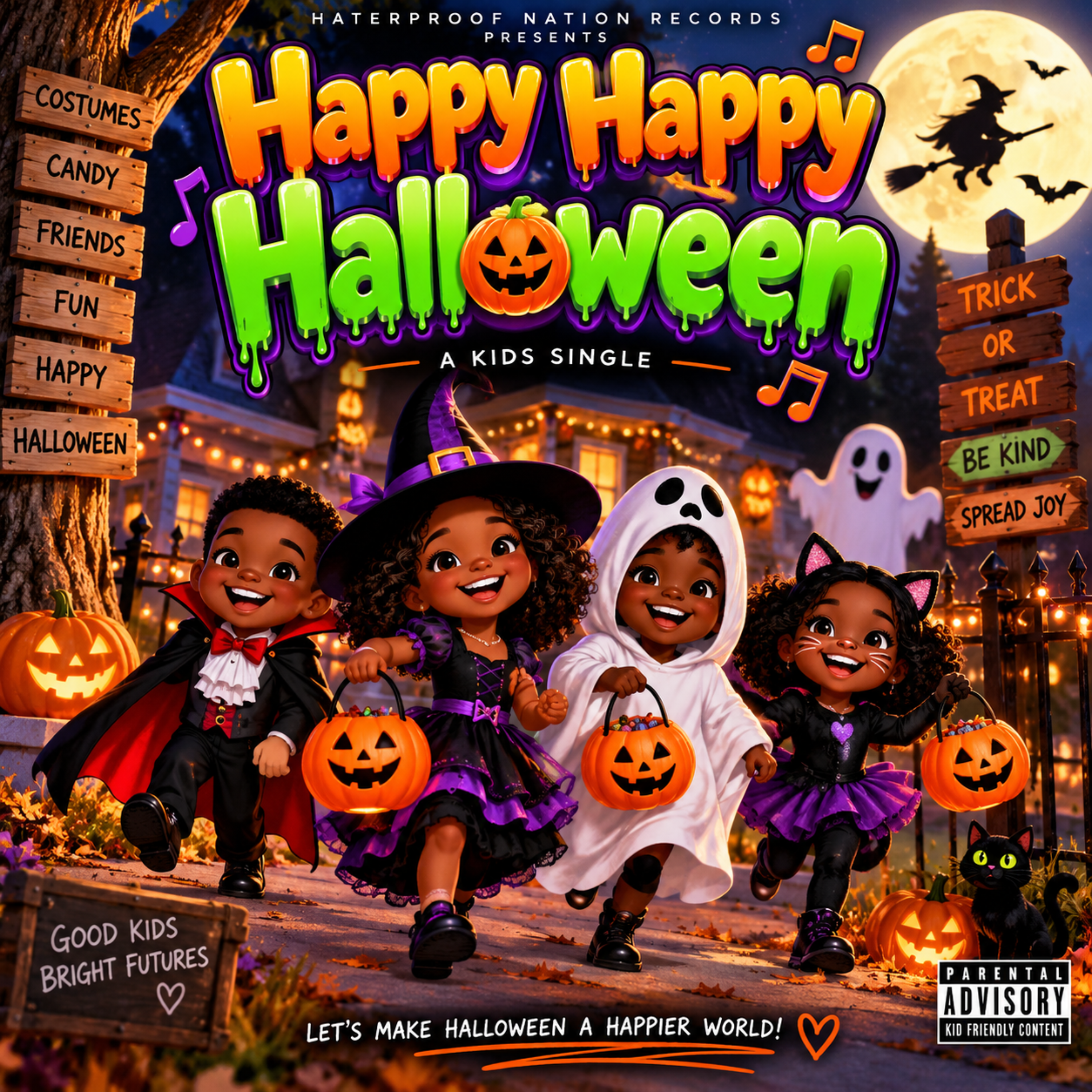 Happy Happy Halloween by Haterproof Nation cover art