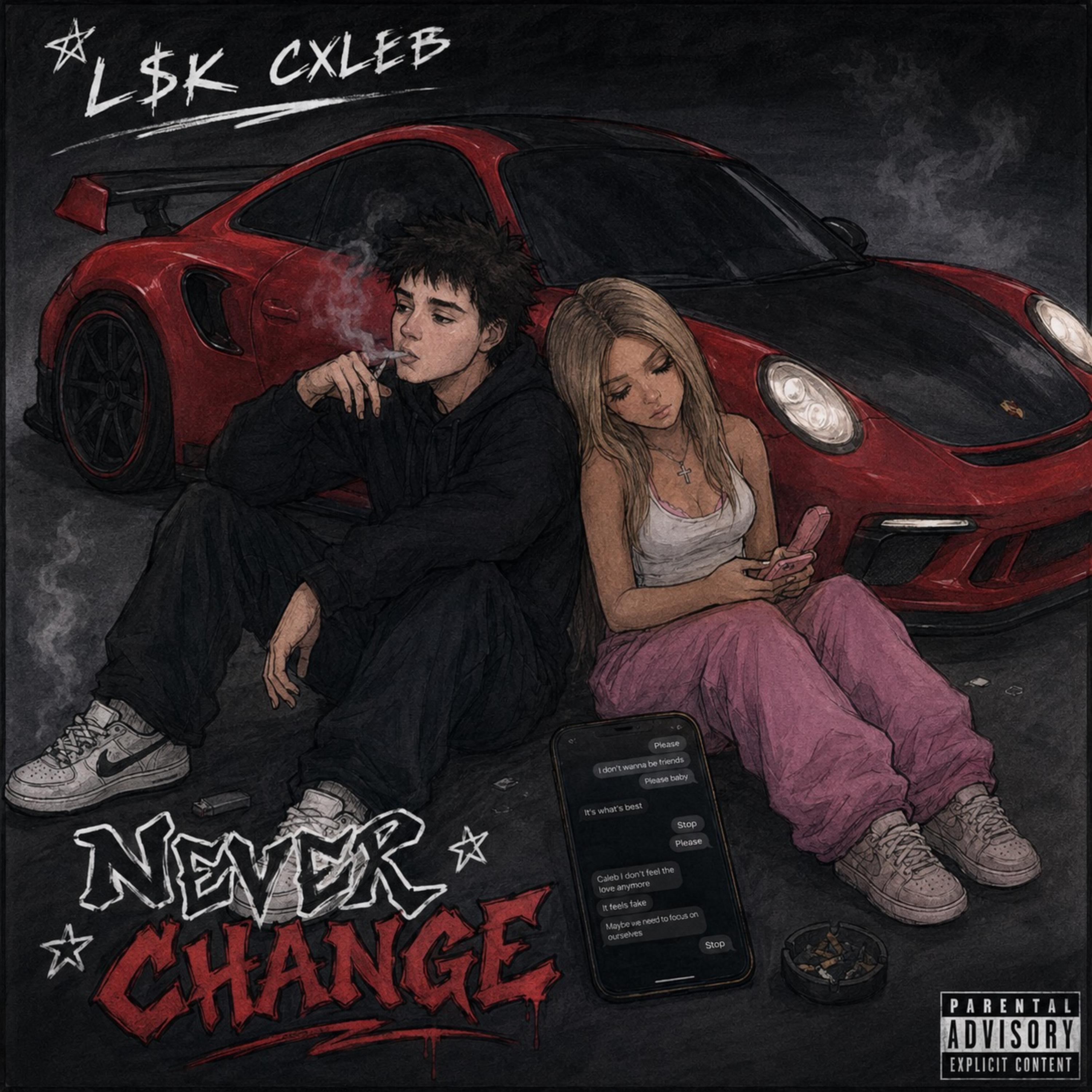 Never Change by L$K CXLEB cover art