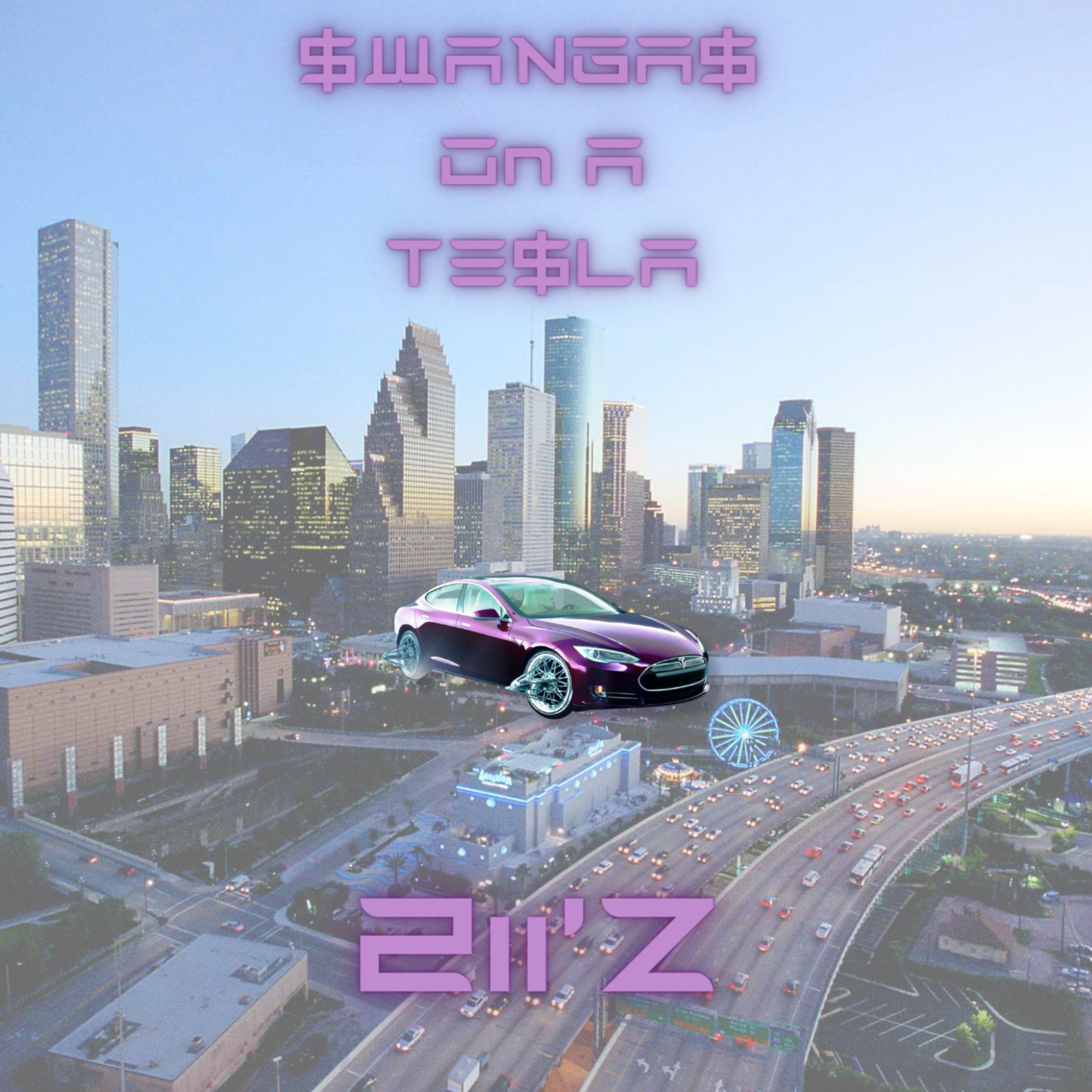 $wanga$ On A Te$la artwork