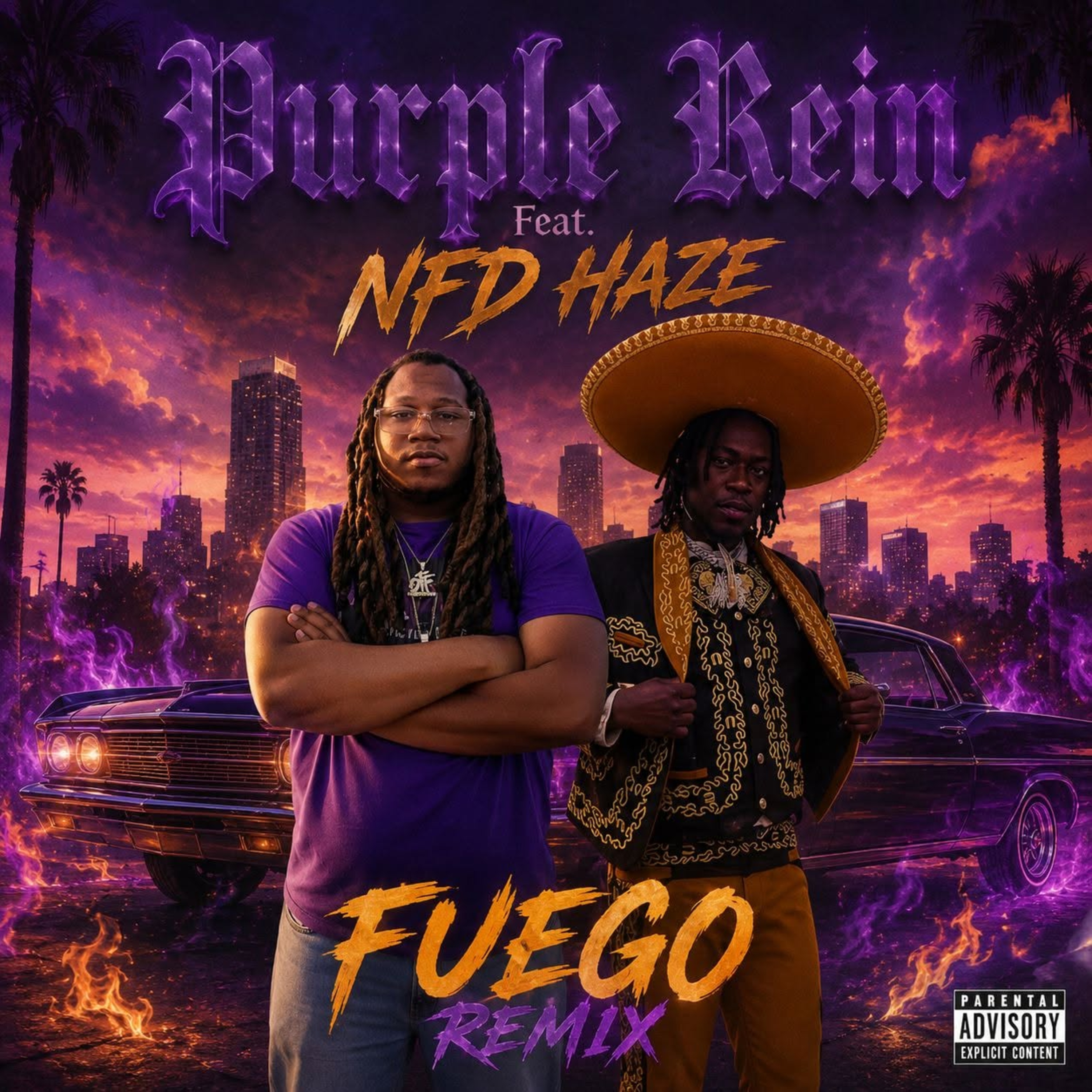 Fuego Remix by Purple Rein cover art