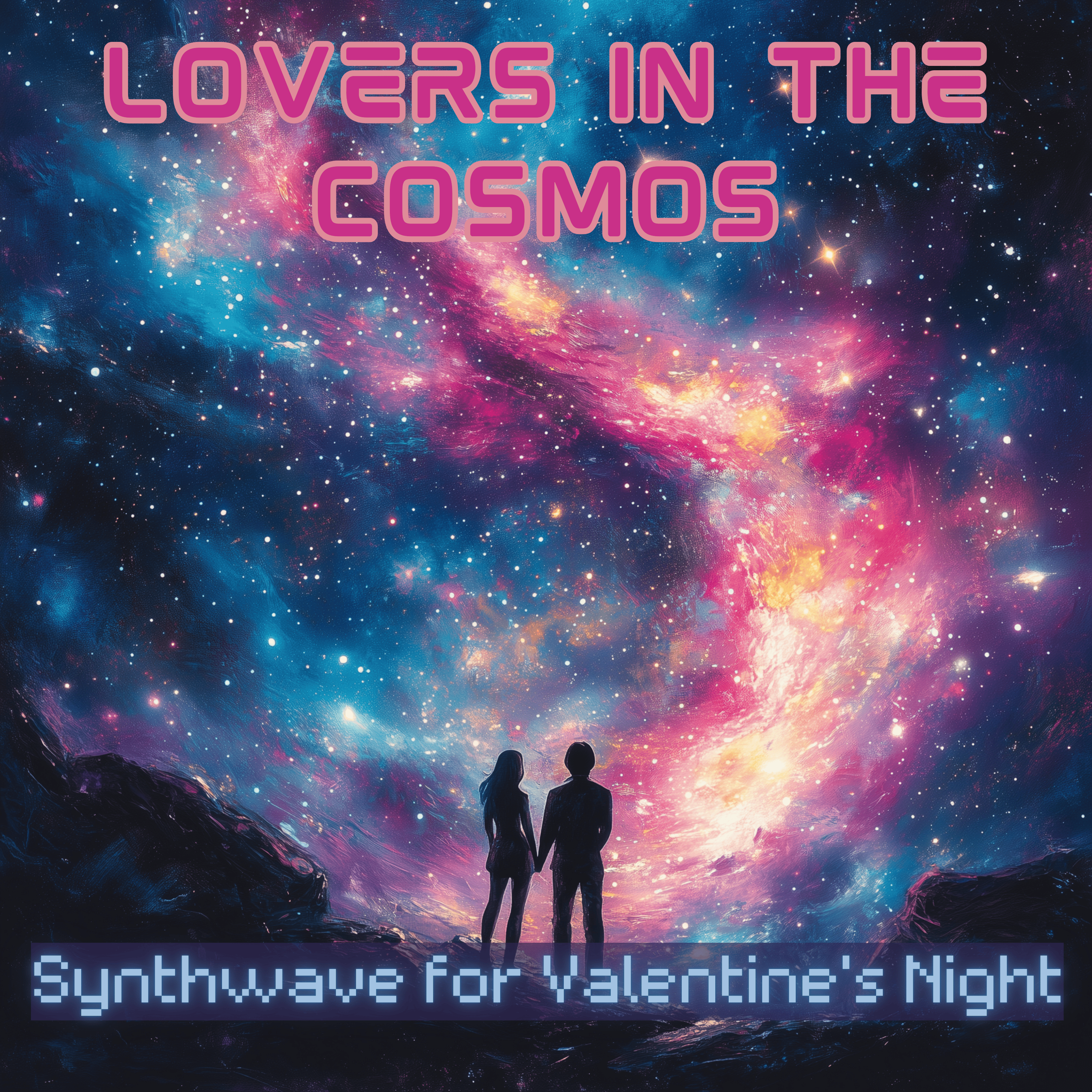 Lovers In The Cosmos: Synthwave for Valentine's Night artwork