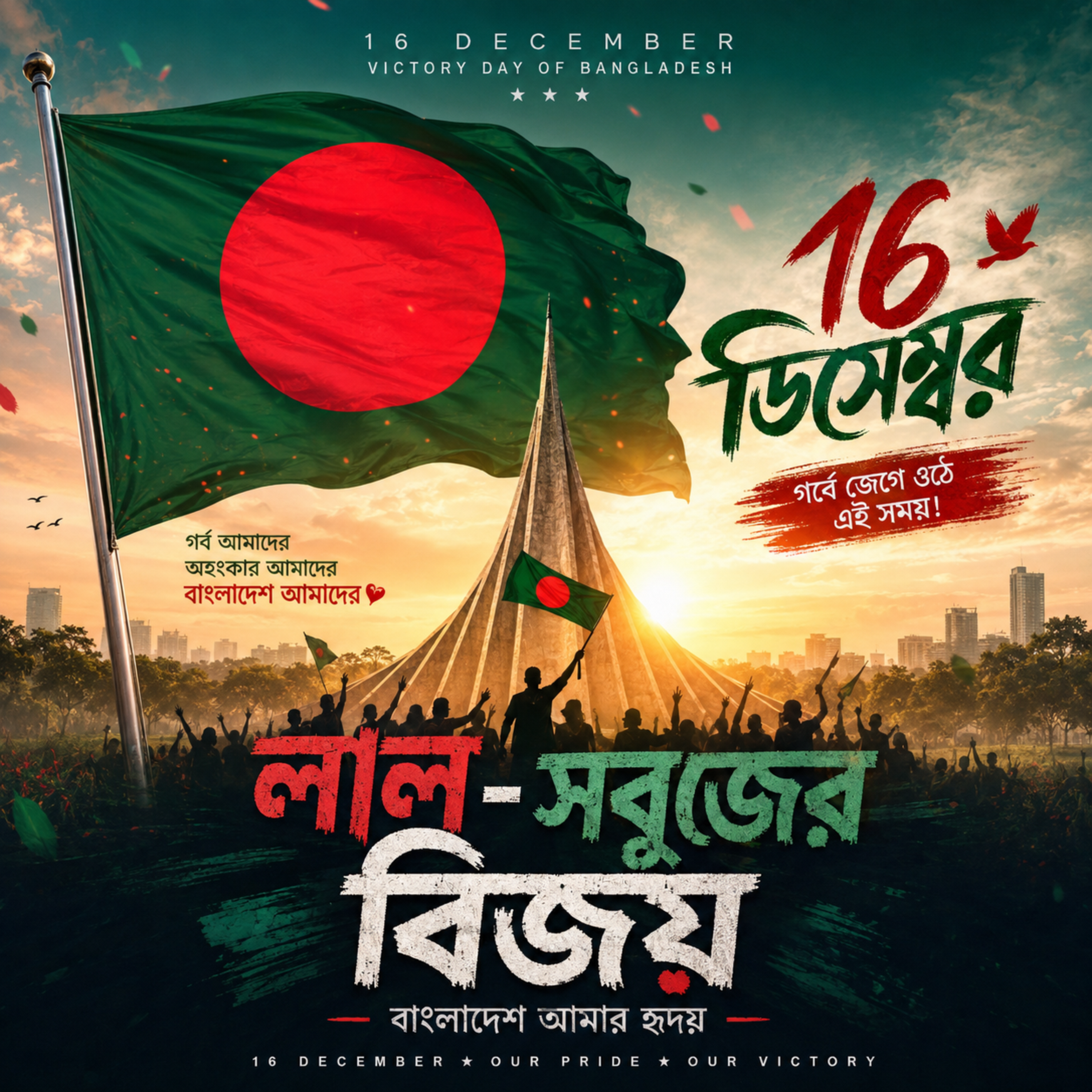 লাল-সবুজের বিজয় by Tanjid Bhuiyan cover art