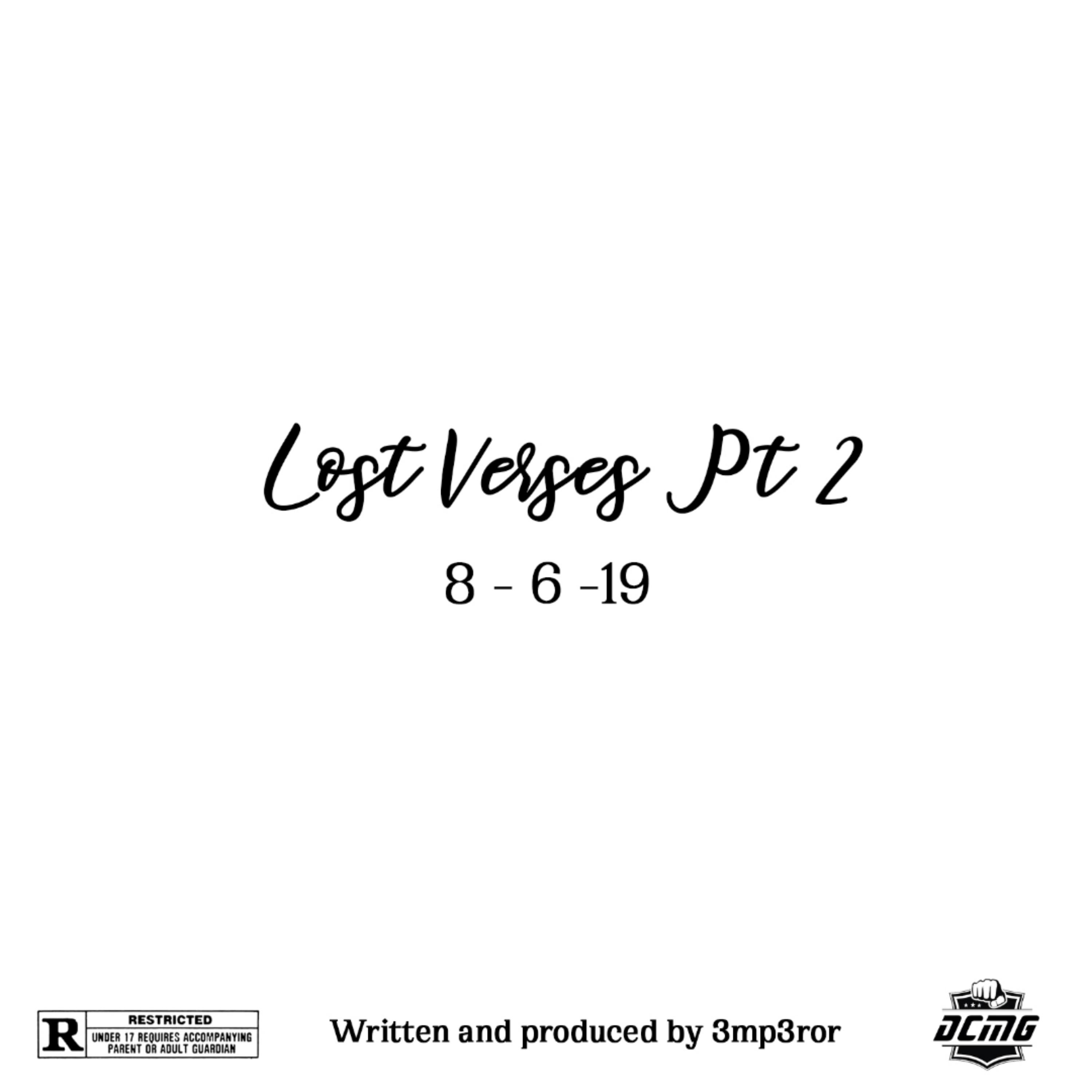 Lost verses Pt 2 by 3mp3ror  cover art