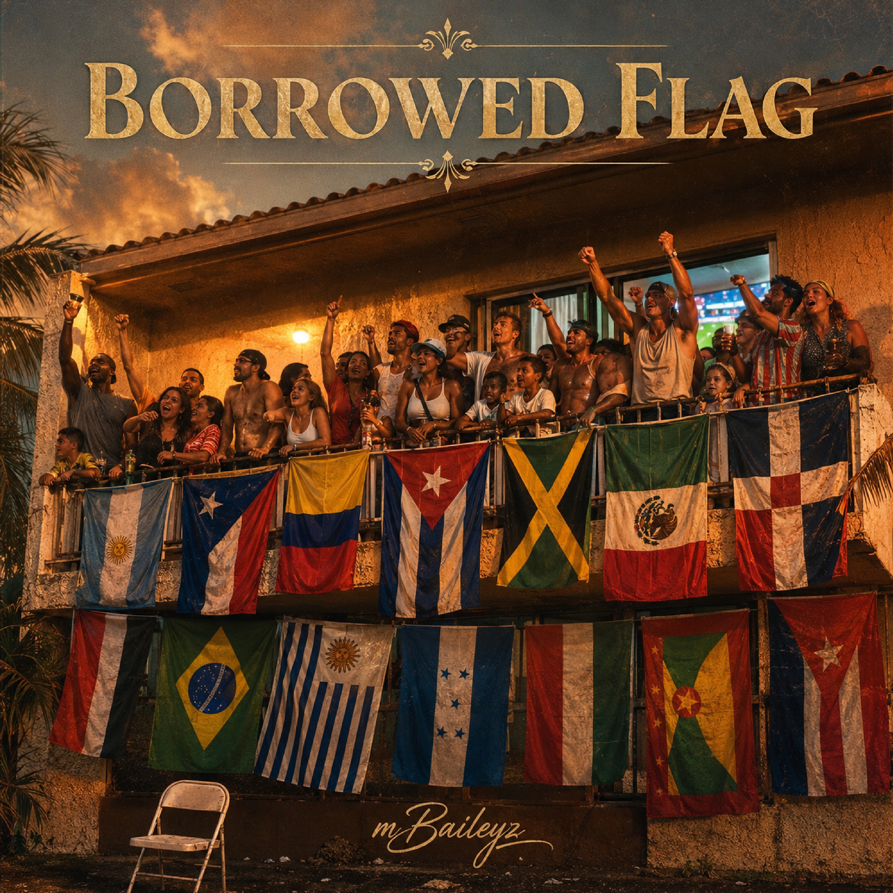 BORROWED FLAG by mBaileyz cover art