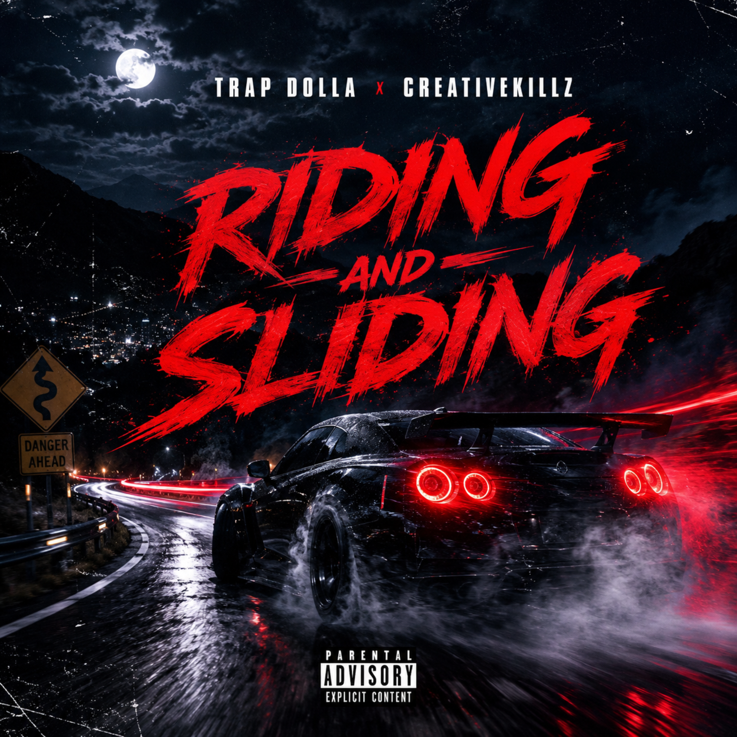 RIDING AND SLIDING by Trap Dolla cover art