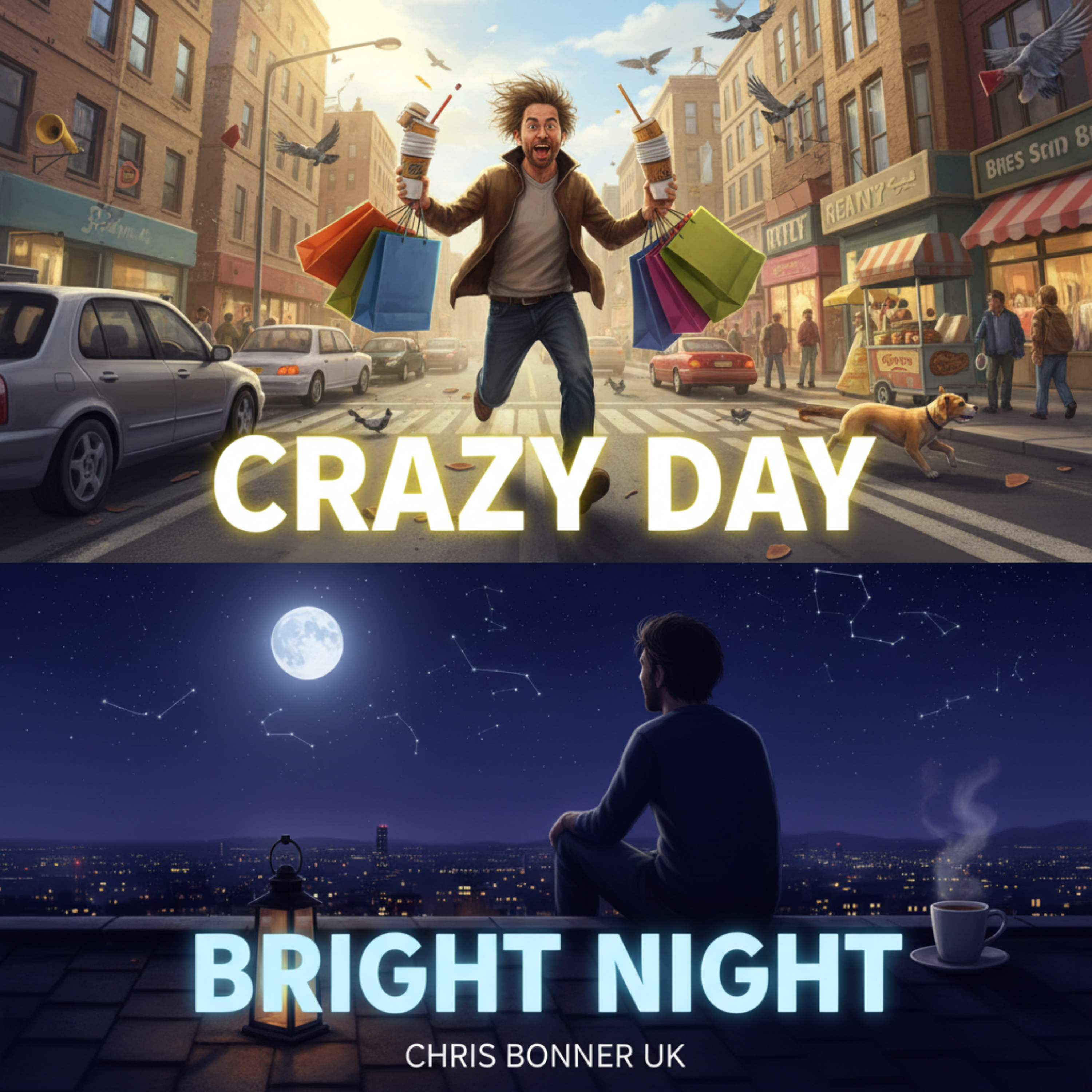 Crazy Day, Bright Night by Chris Bonner UK cover art