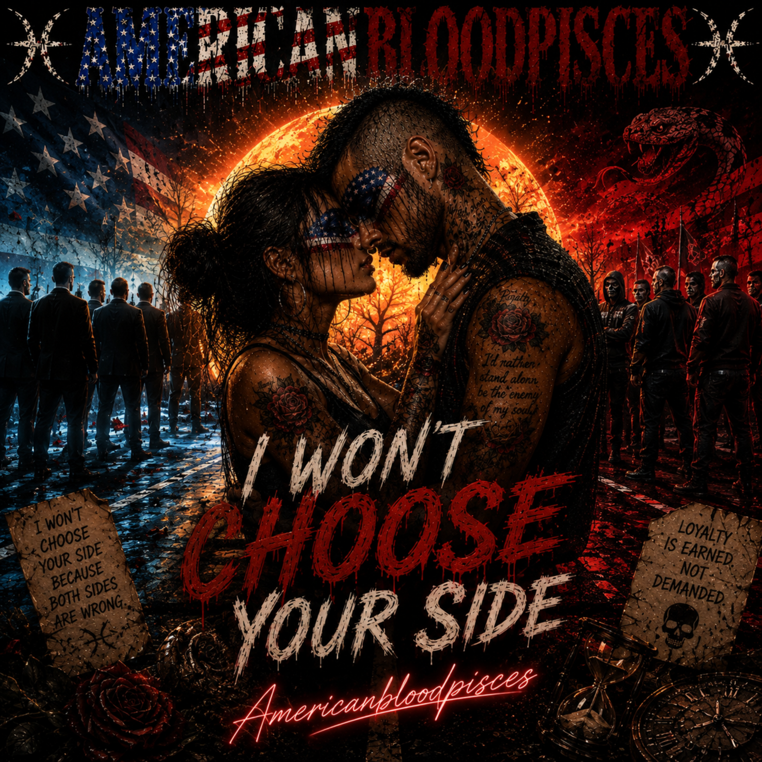I WON’T CHOOSE YOUR SIDE by Americanbloodpisces cover art
