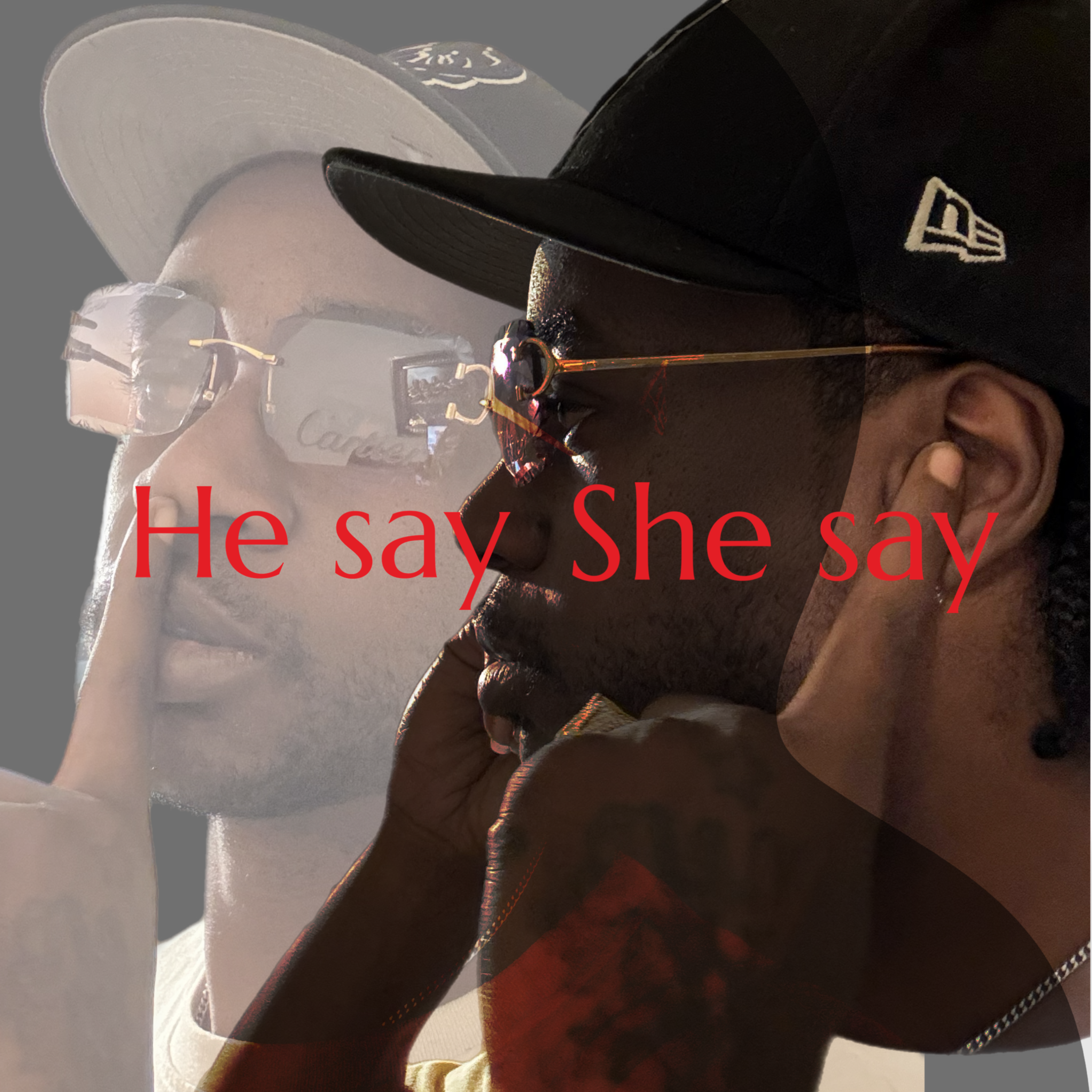 He Say She Say artwork