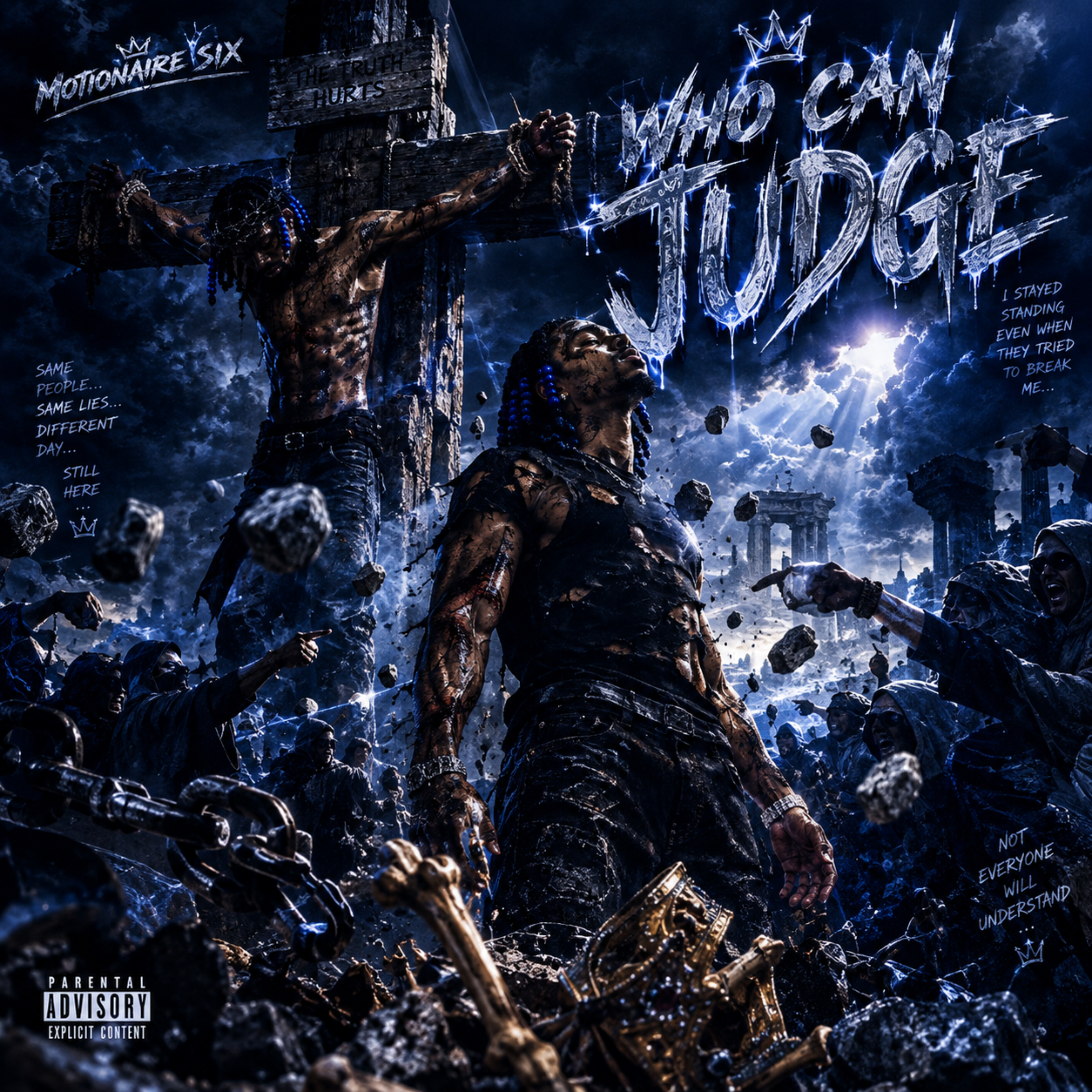 Who can judge by Motionaire Six cover art