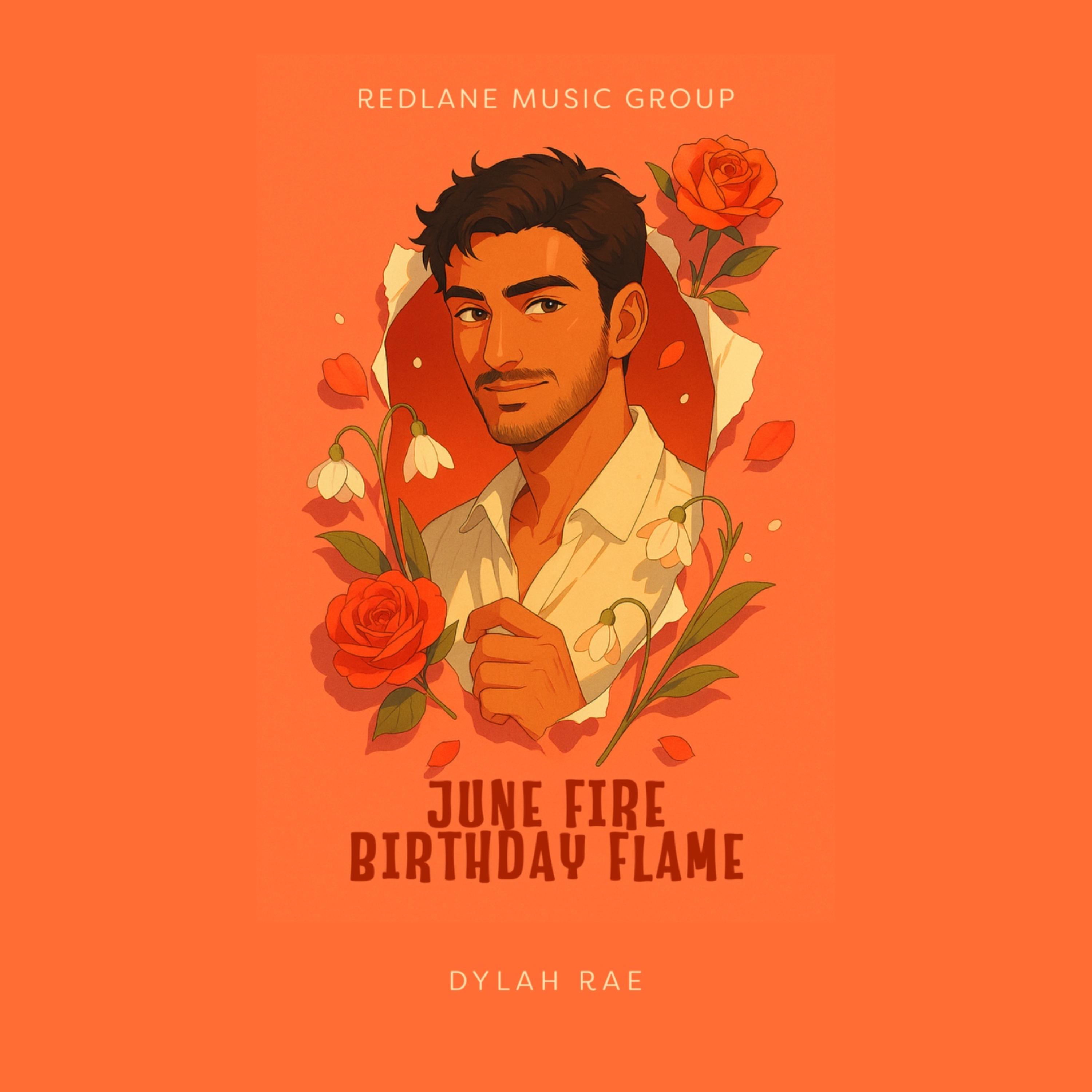 June Fire Birthday Flame artwork