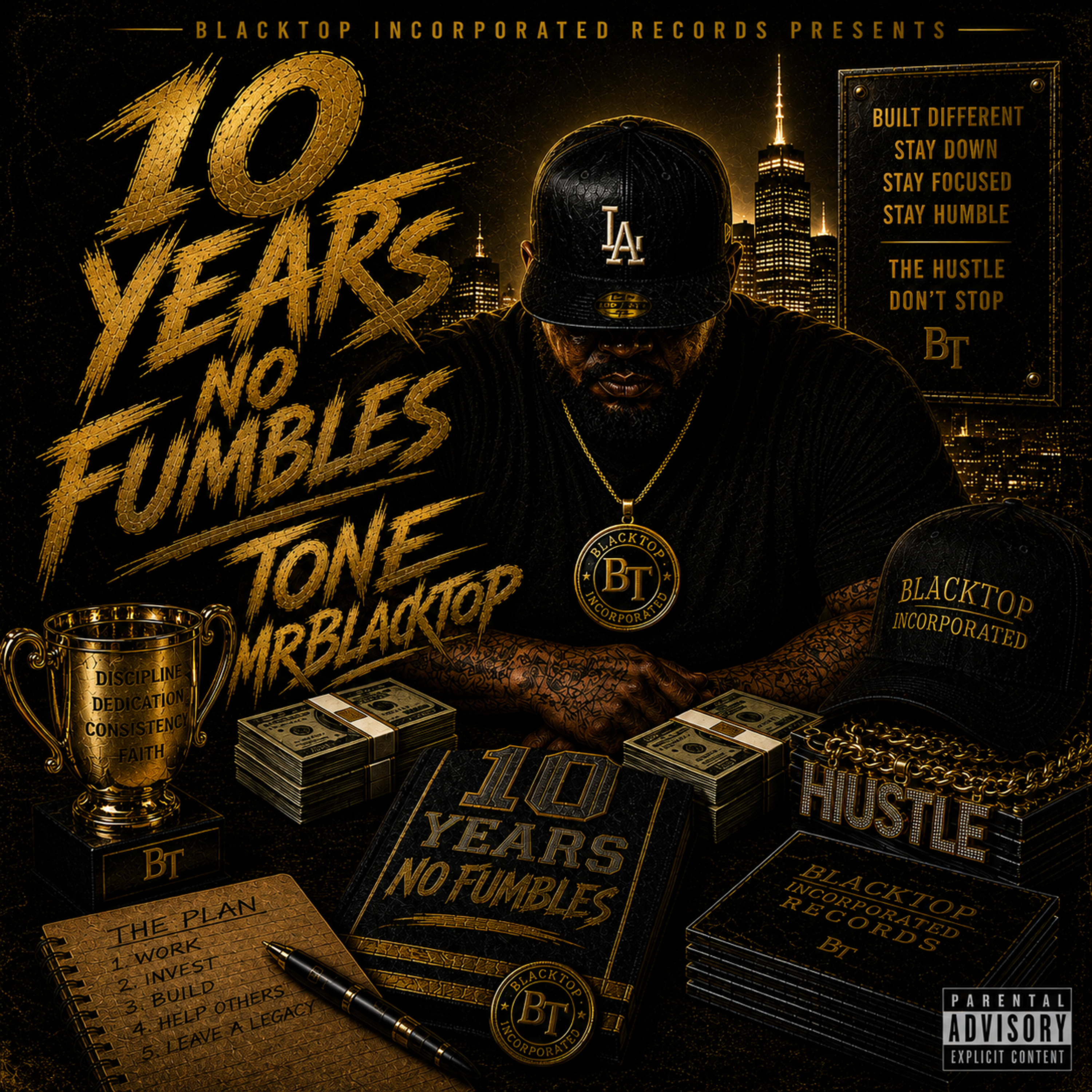 10 Years No Fumbles by Tone Mrblakctop cover art