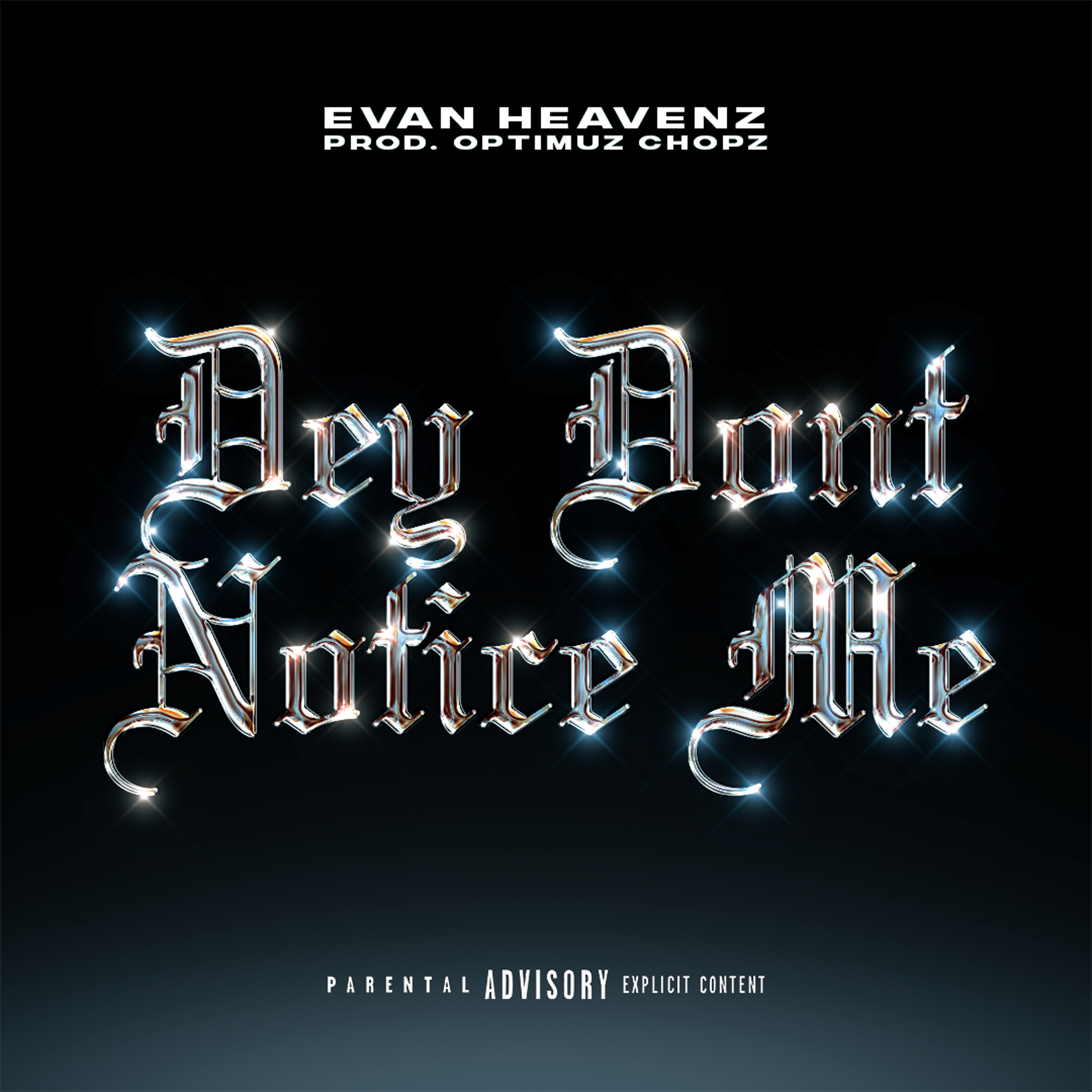 DEY DONT NOTICE ME artwork