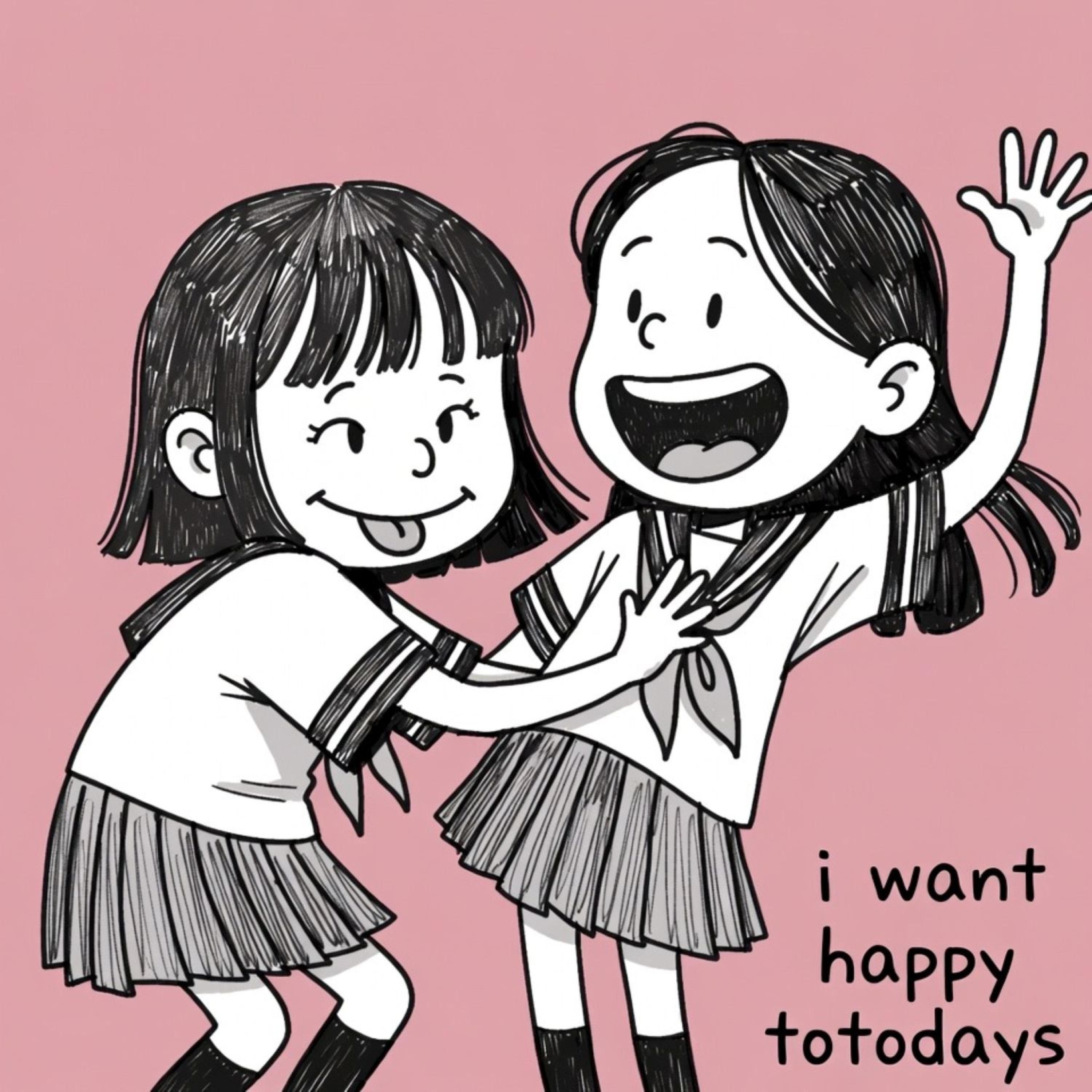 i want happy to todays artwork