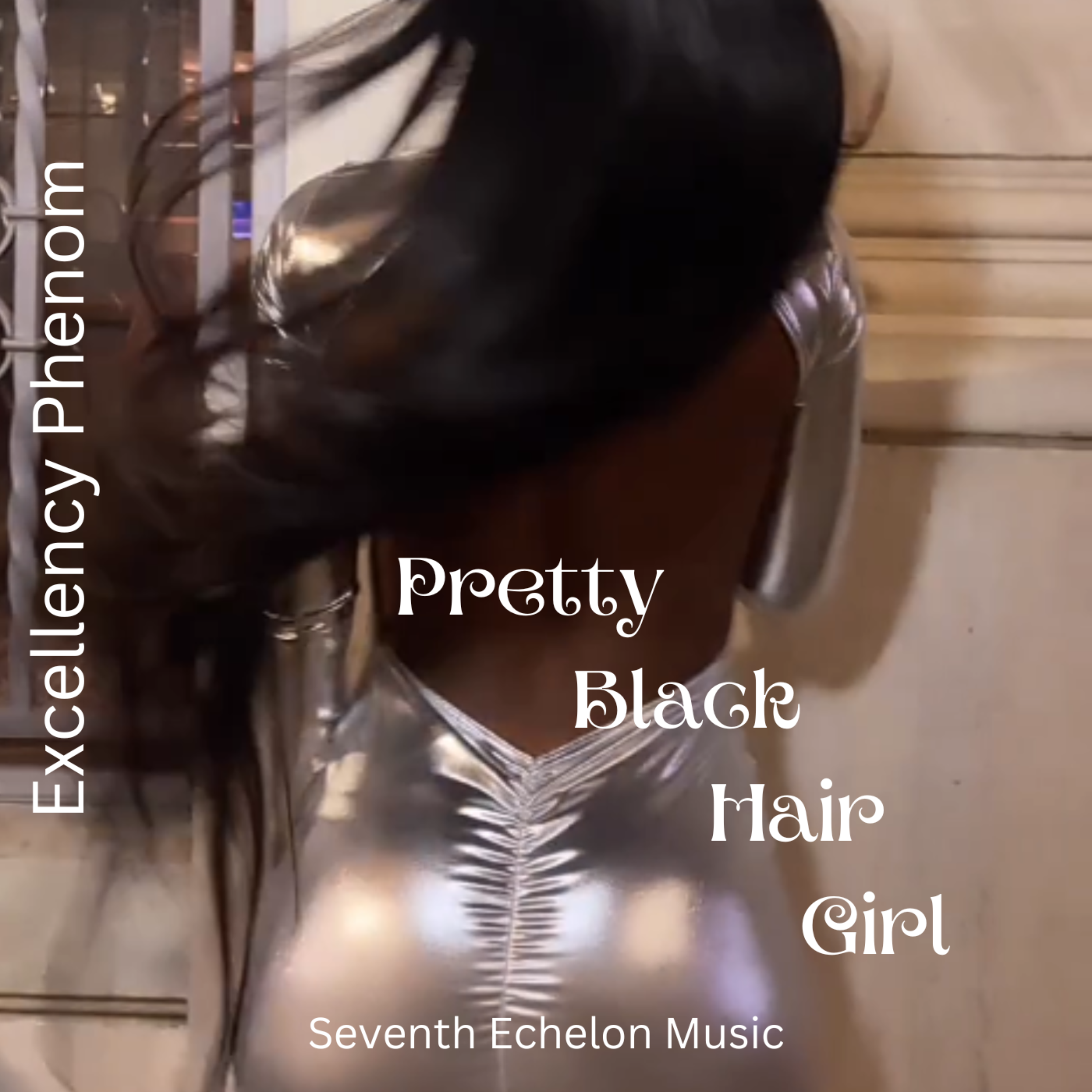 Pretty Black Hair Girl artwork