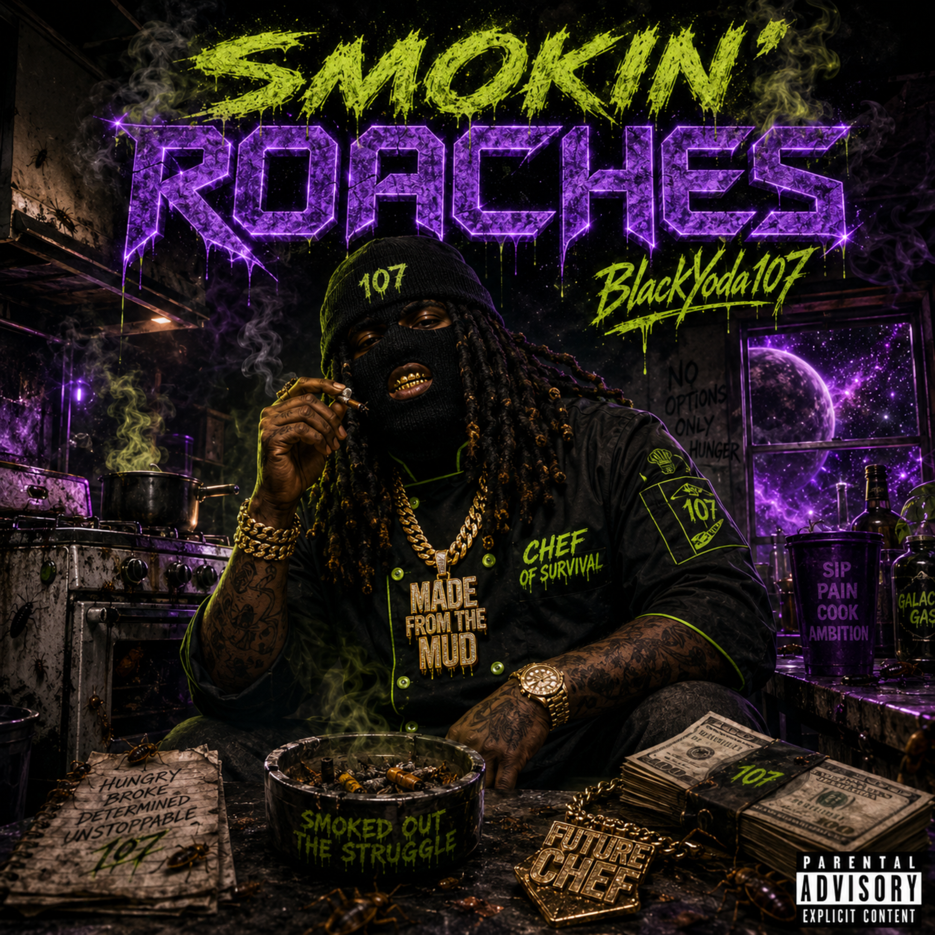 Smoking Roaches by BlackYoda107 cover art