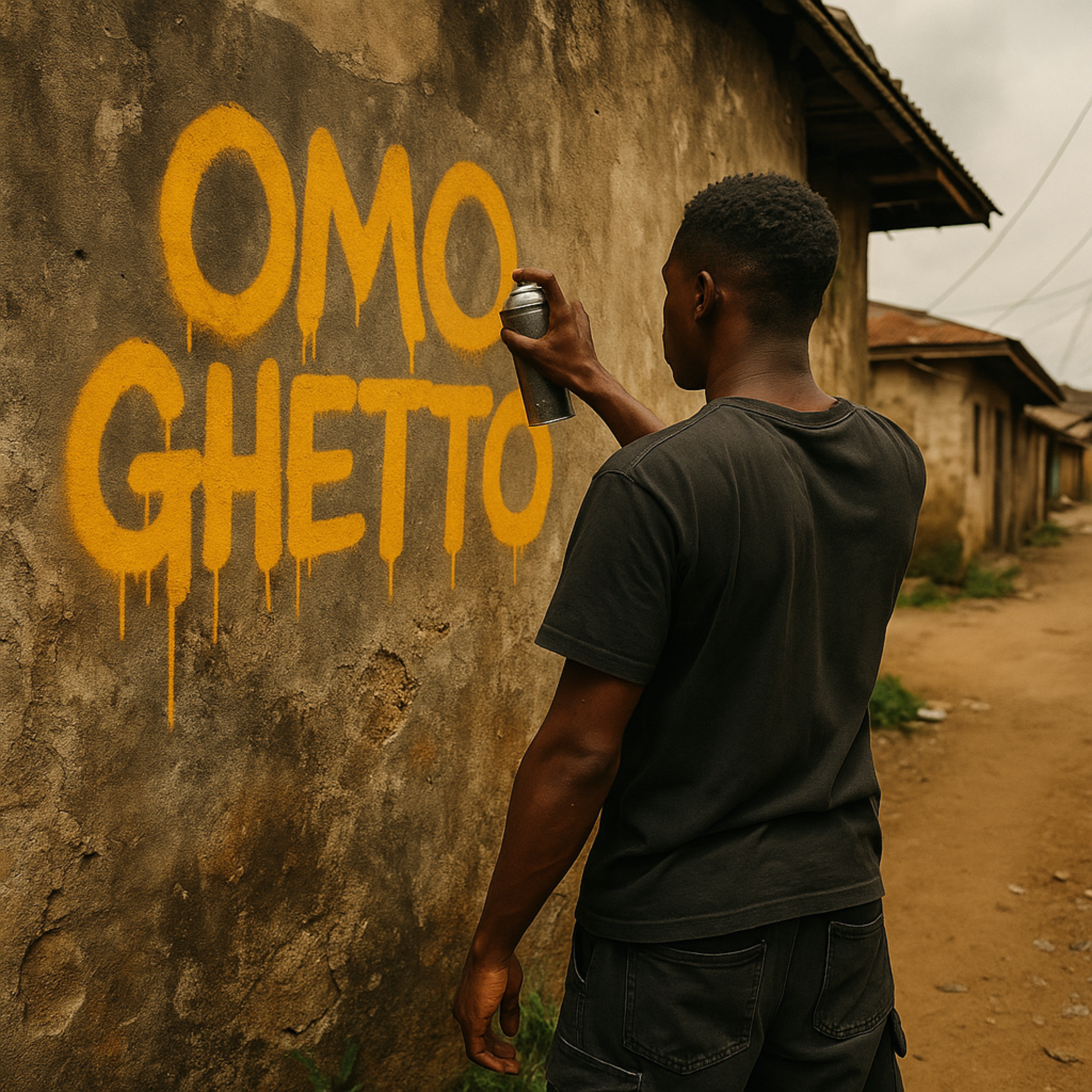 Omo Ghetto No Dey Fall artwork
