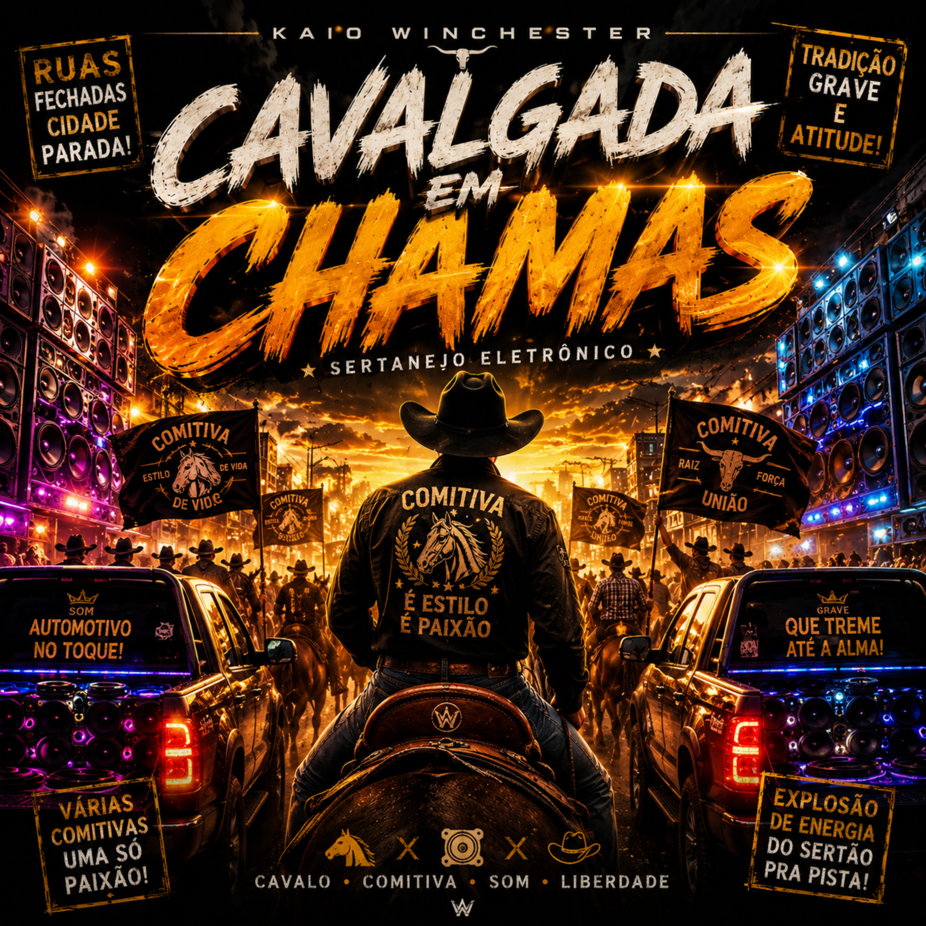 Cavalgada em chamas by Kaio Winchester cover art