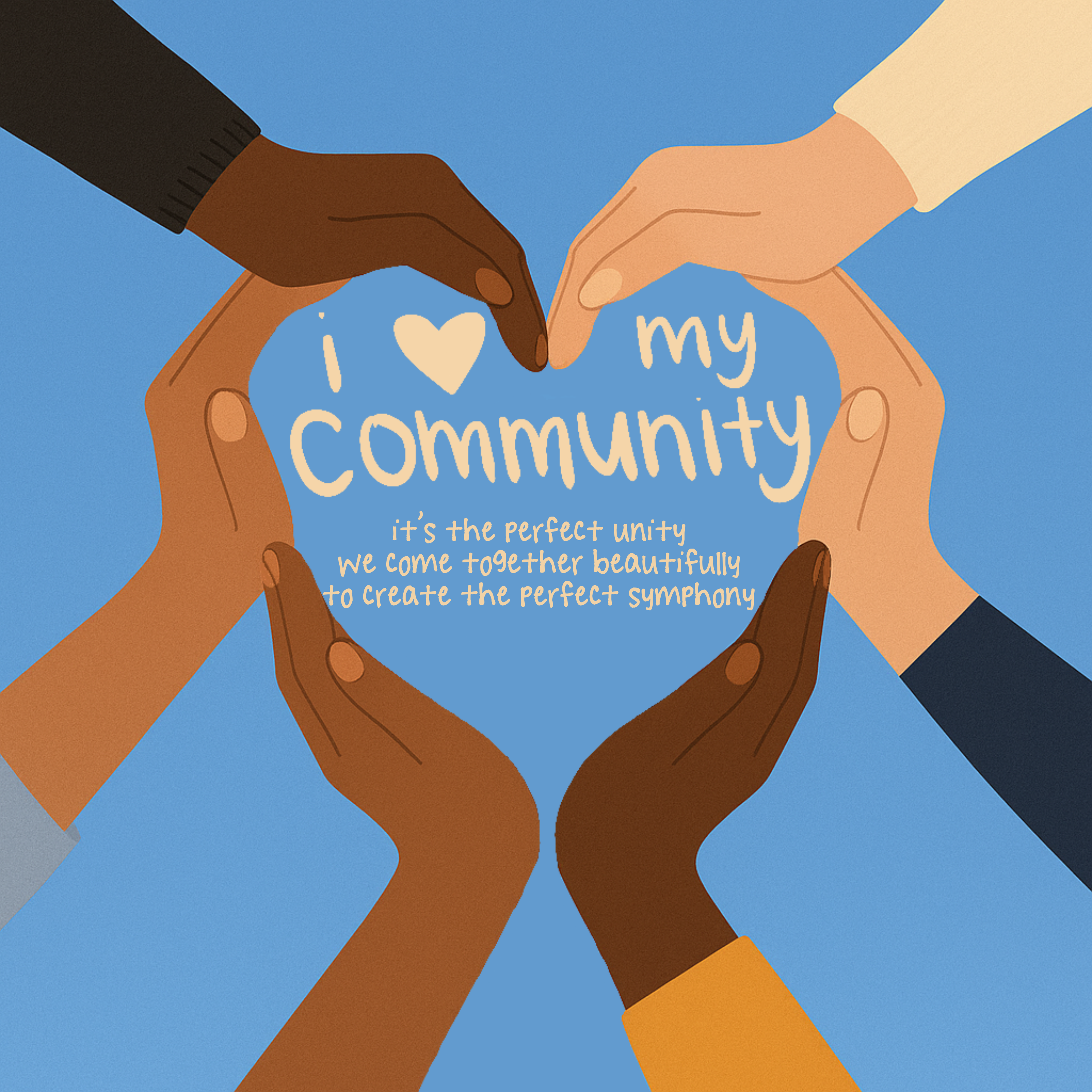 i love my community artwork