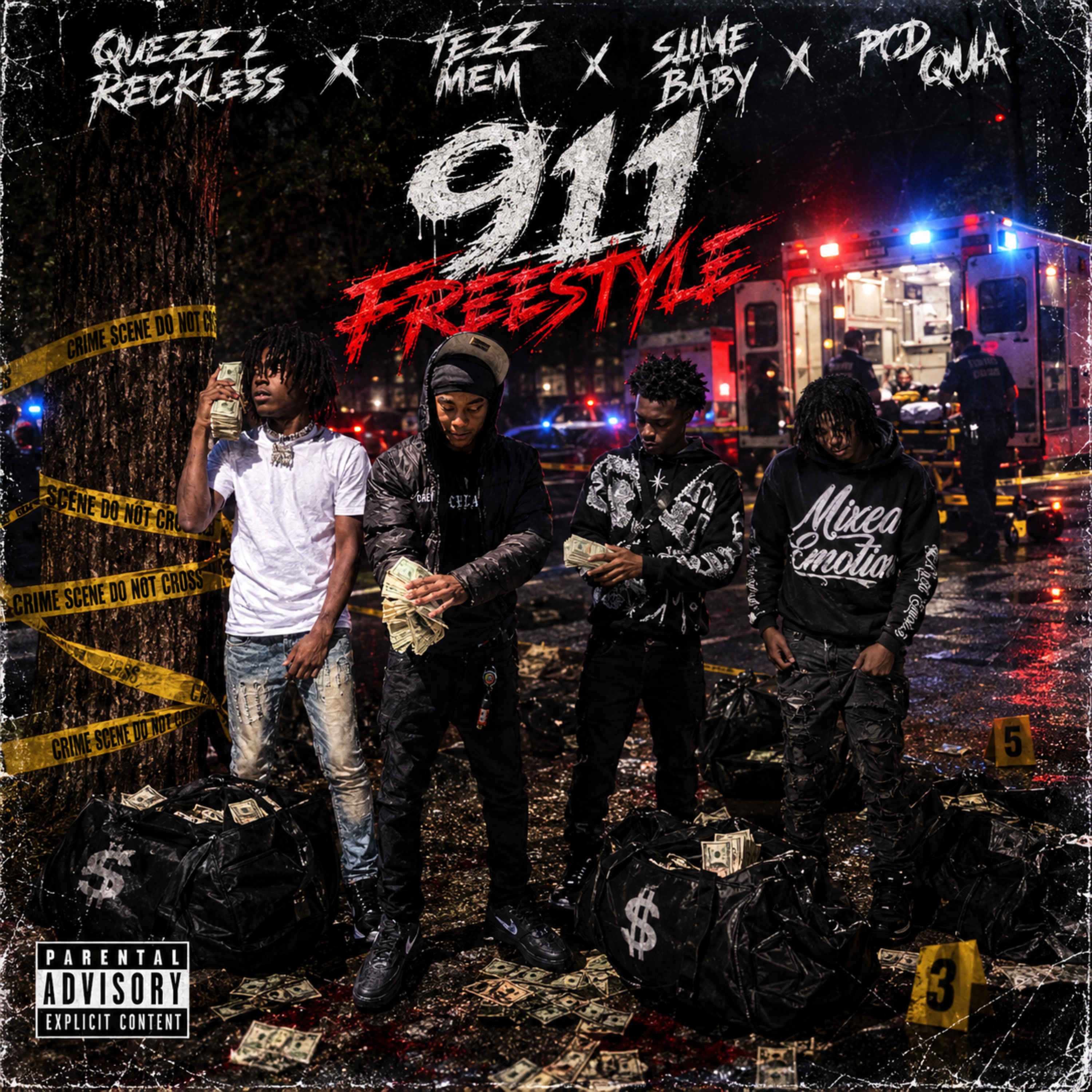911 Freestyle by Quezz 2 Reckless cover art