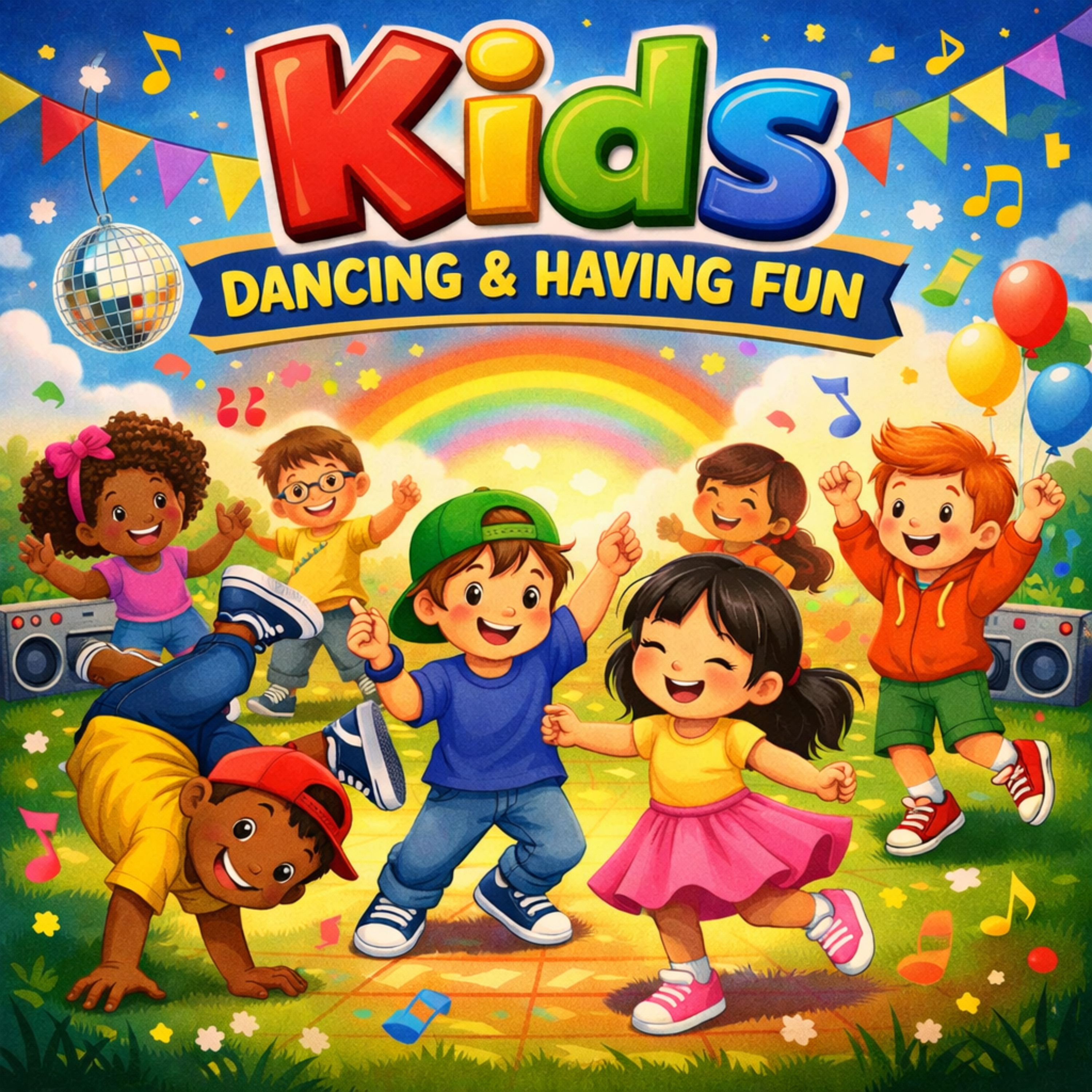 KIDS Dancing & Having Fun artwork