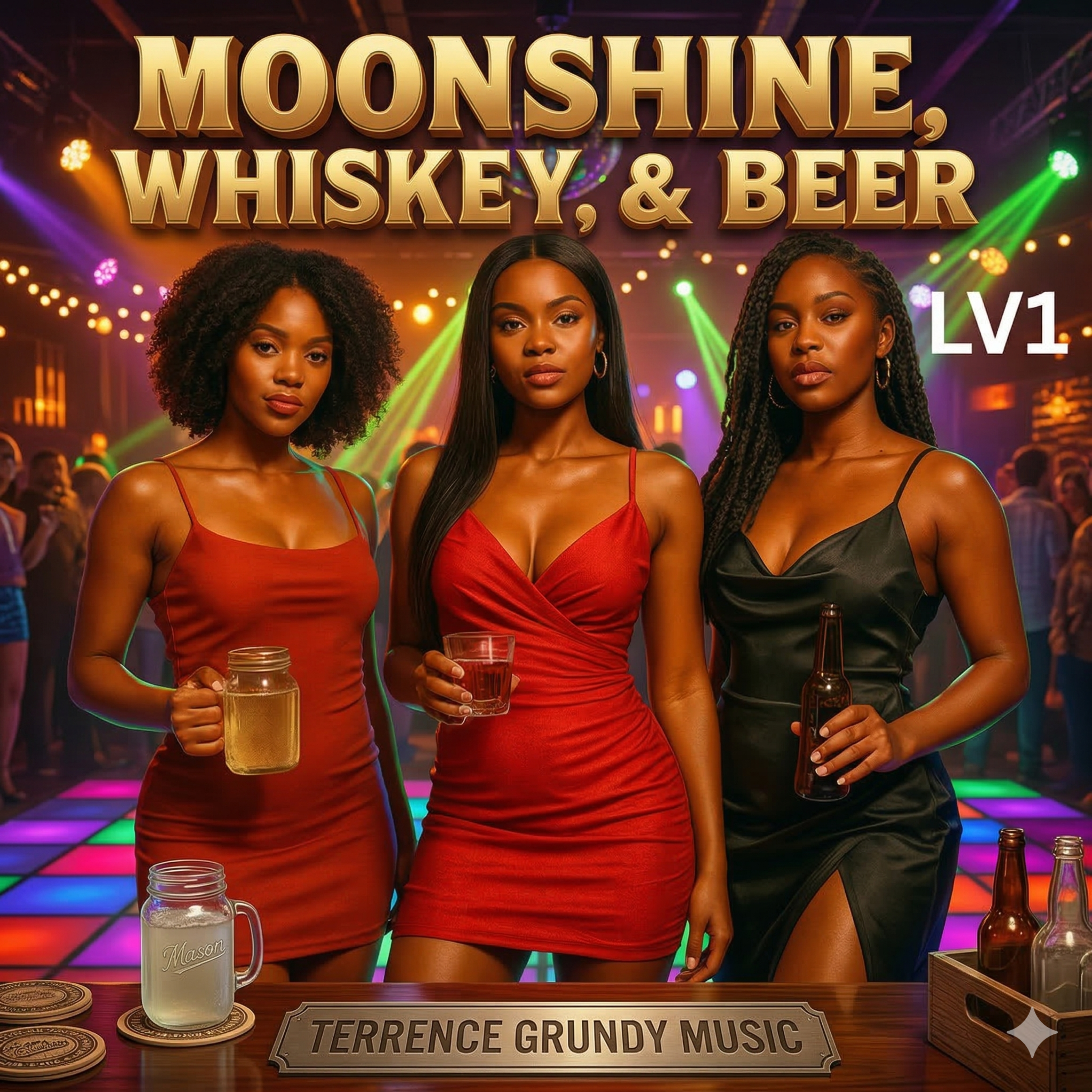 Moonshine, Whiskey, & Beer artwork