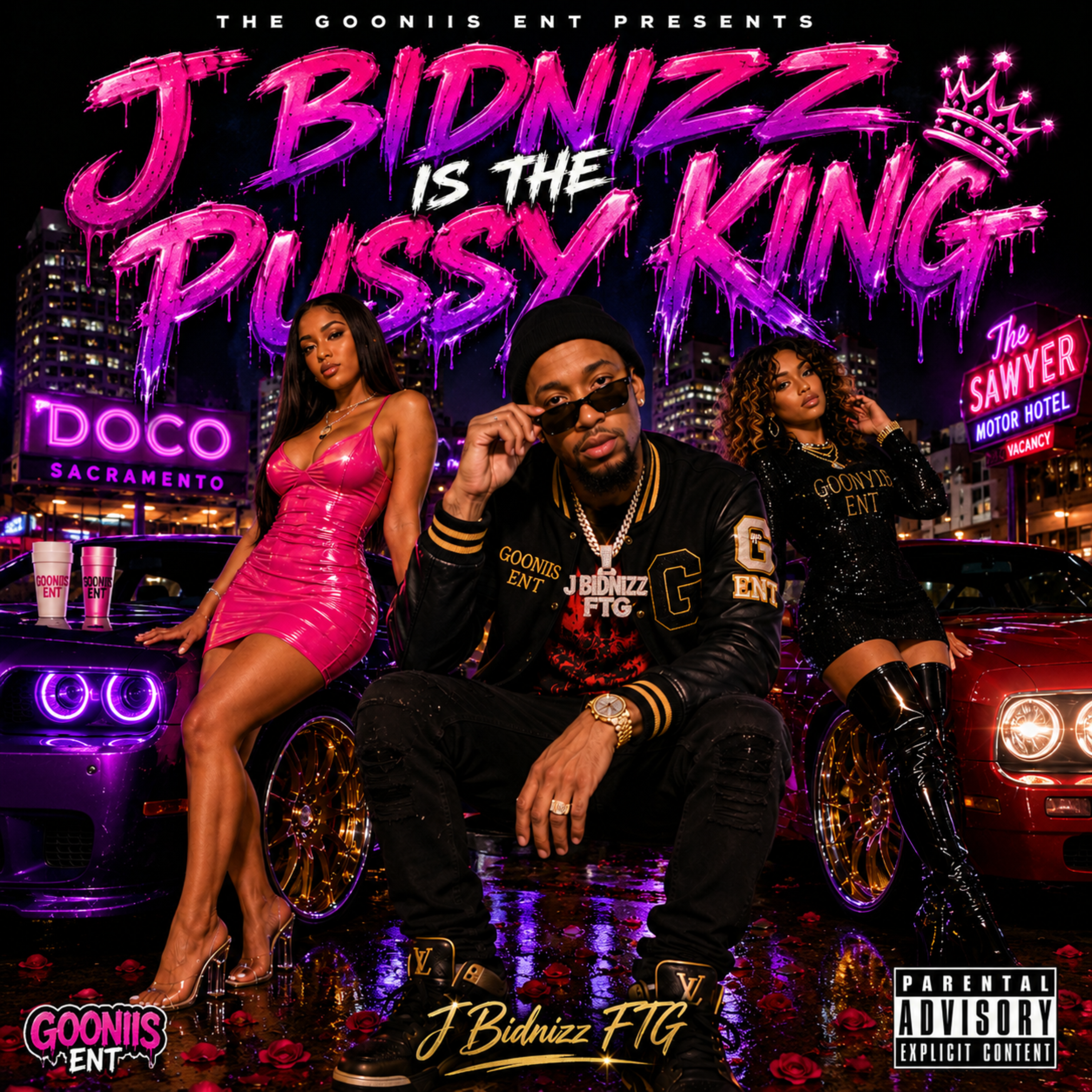 J Bidnizz Is The Pussy King by The Gooniis cover art