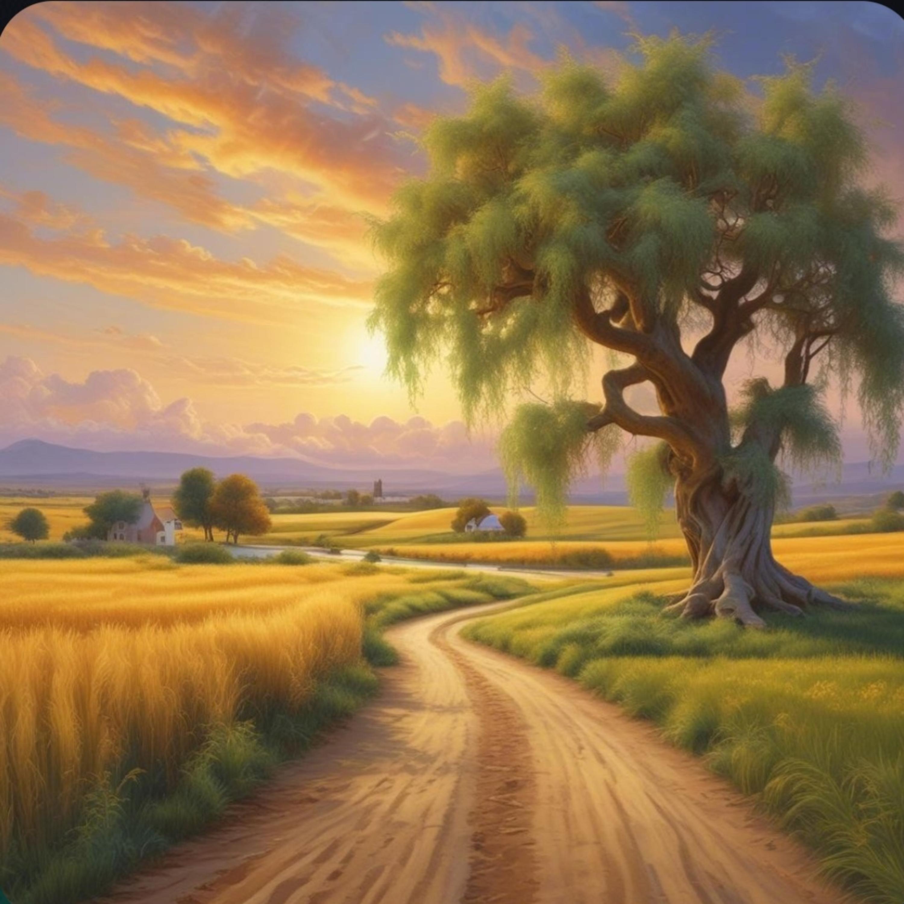 fields of Golden wheat artwork