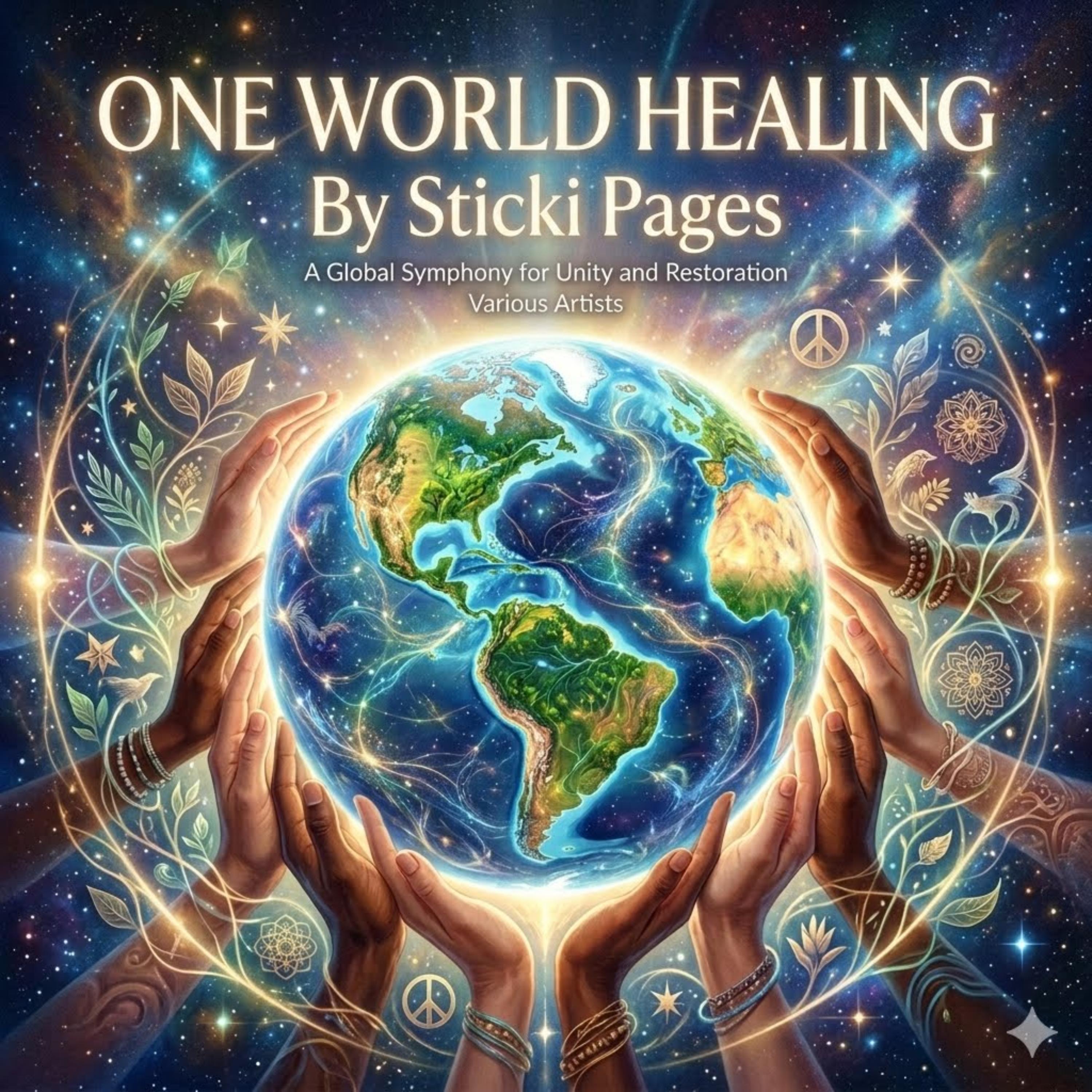 One World Healing by Sticki Pages cover art